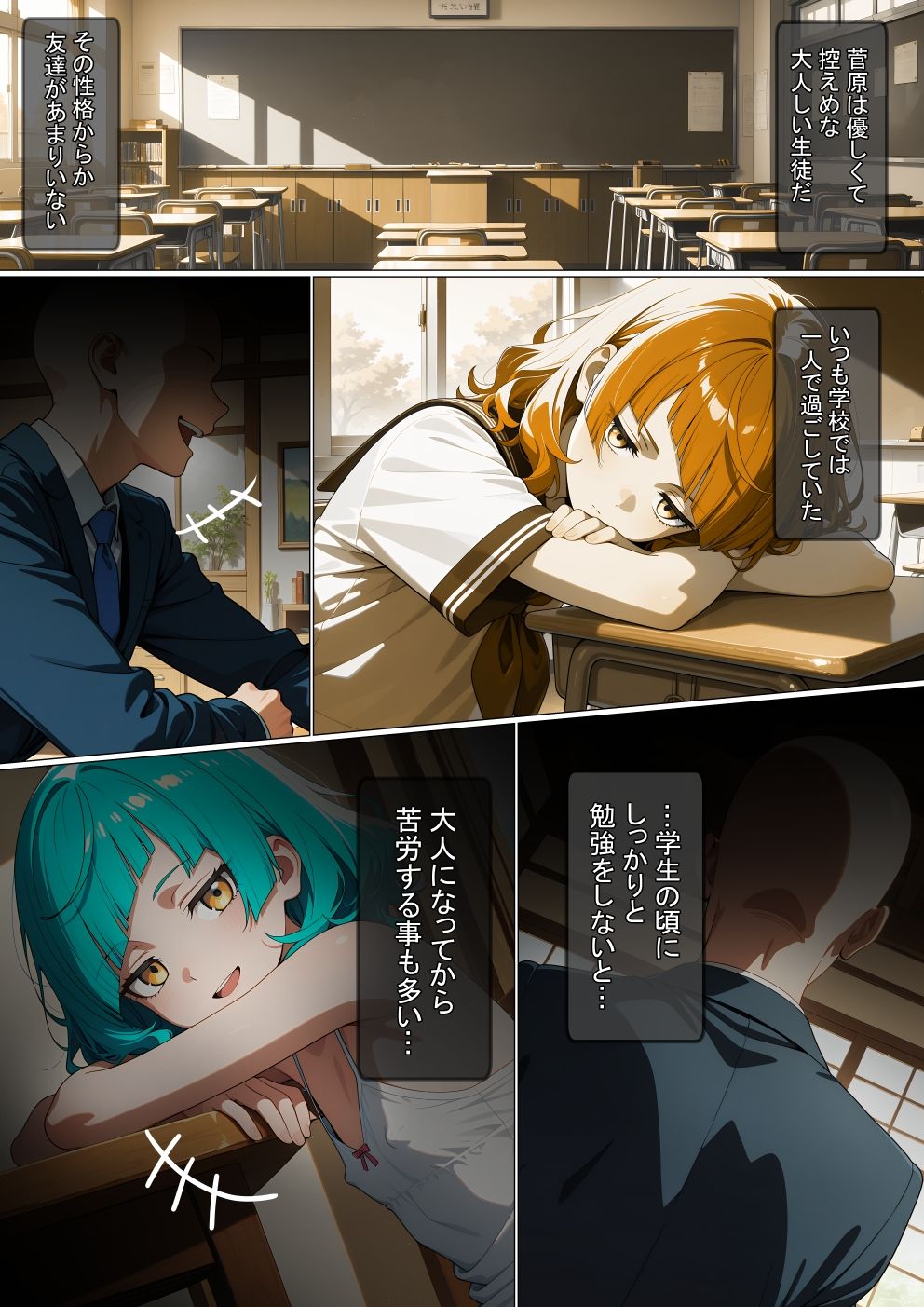 【漫画】不登校の生徒を壊した話 サンプル画像3