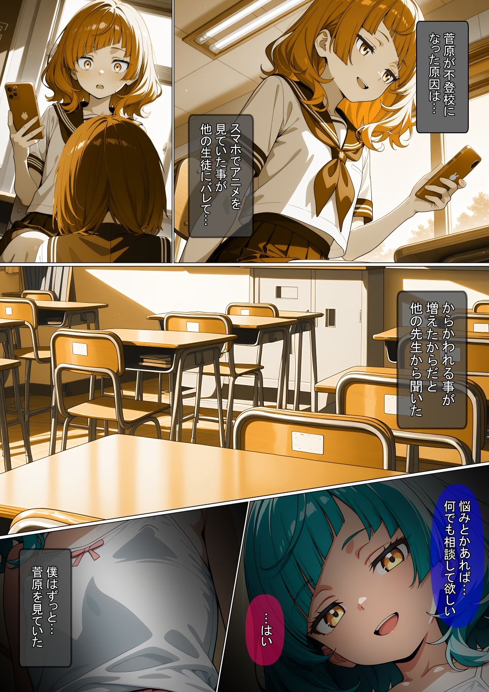 【漫画】不登校の生徒を壊した話 サンプル画像4