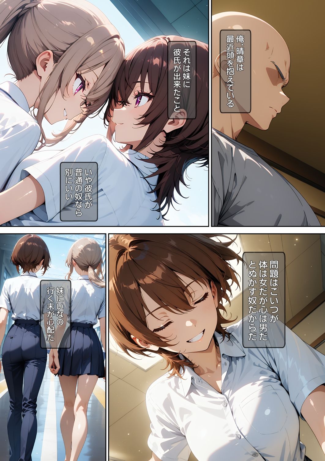 【漫画】横取レ〇プ02 サンプル画像1