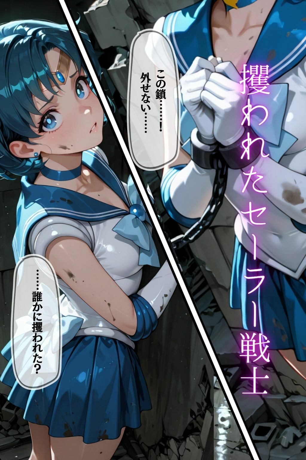 【特大ボリューム500枚】監禁奴●屈服ヒロインズ 〜セーラー戦士が壊れて肉人形になるまで〜【セリフ付き】 サンプル画像1