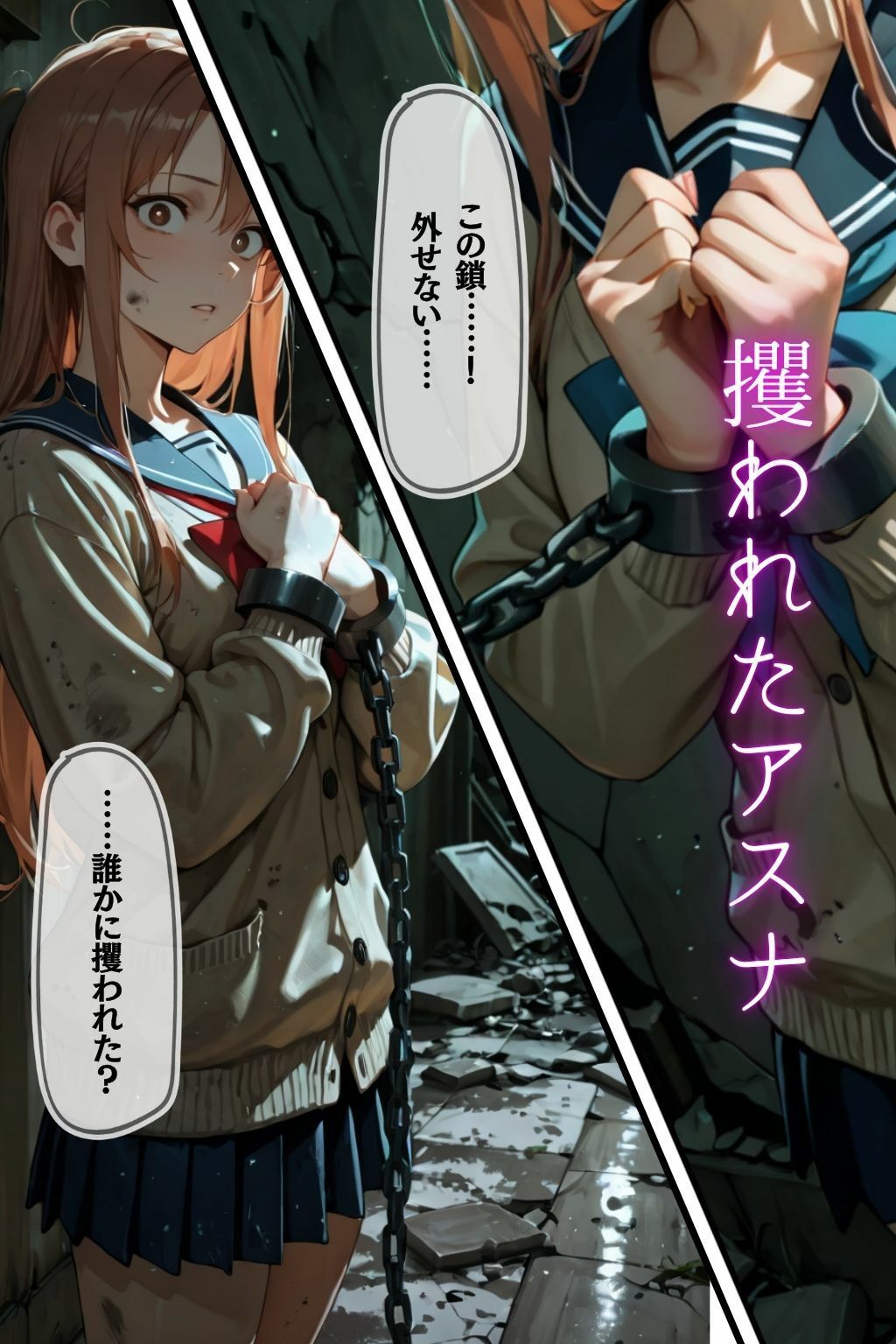 【特大ボリューム500枚】監禁奴●屈服ヒロインズ 〜壊れて肉人形になるまで〜【セリフ付き】 サンプル画像1