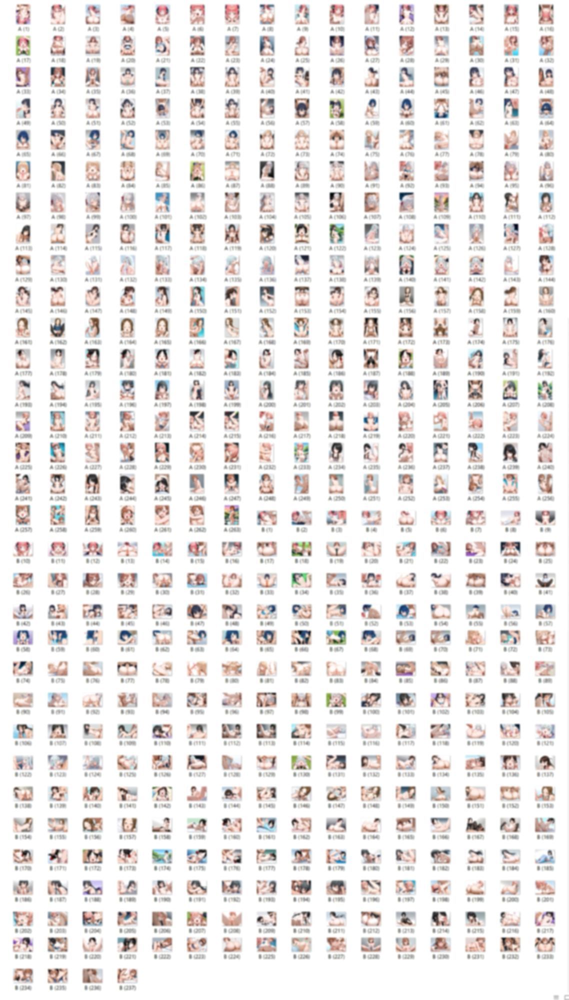 【男性器あり】15キャラ イラスト集 （500枚） サンプル画像2