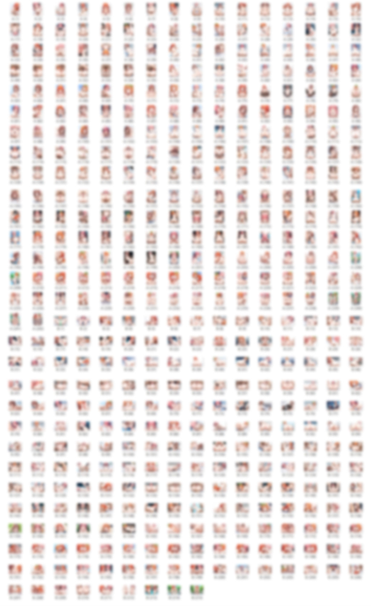 【男性器あり】5キャラ イラストまとめ （450枚） サンプル画像1