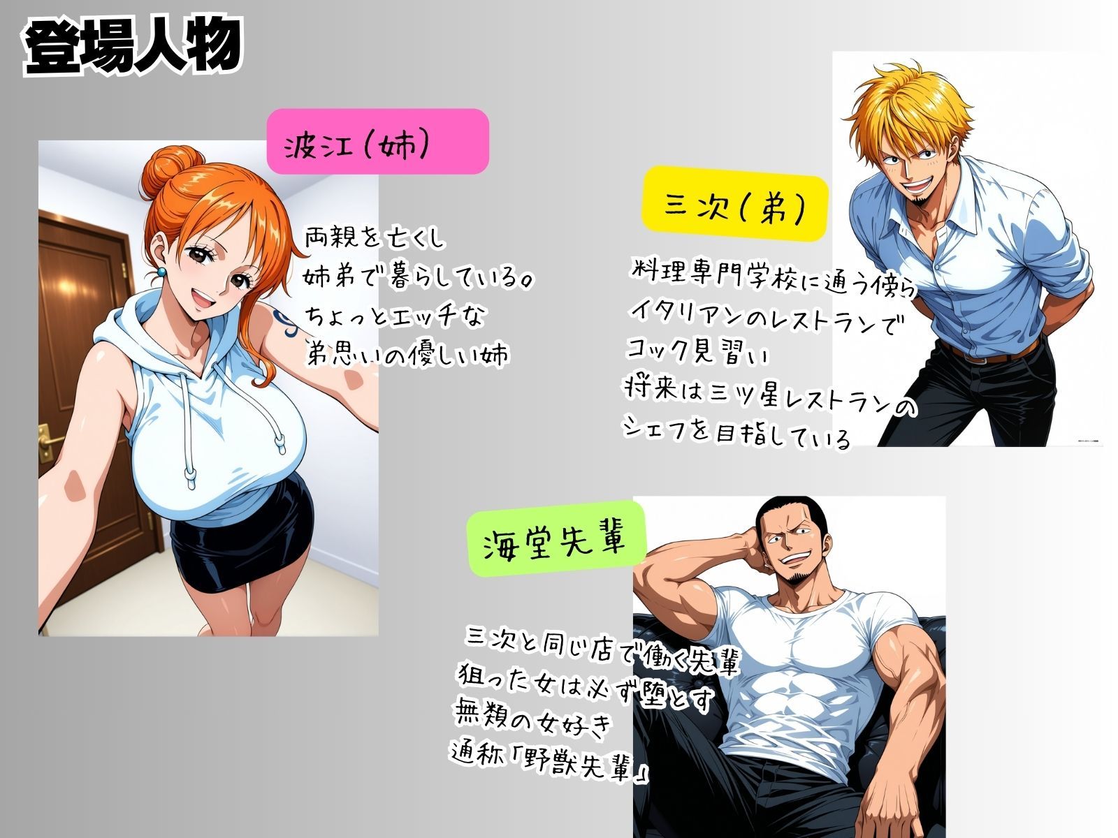 【異世界転生】バ先の野獣先輩に俺の姉貴を紹介したらセックス依存症にされた話【後編】 サンプル画像1