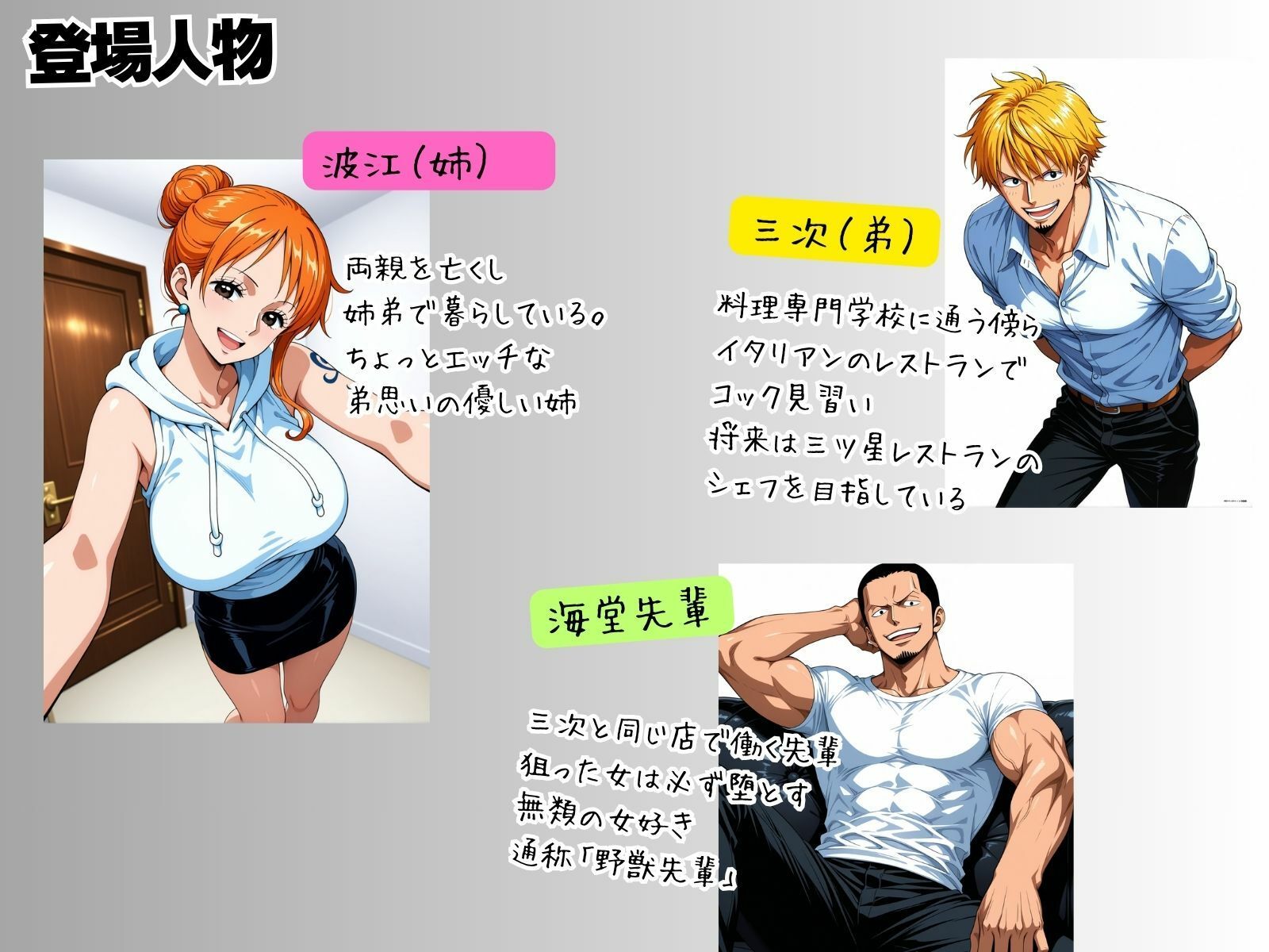 【異世界転生】バ先の野獣先輩に俺の姉貴を紹介したらセックス依存症にされた話【前編】 サンプル画像2