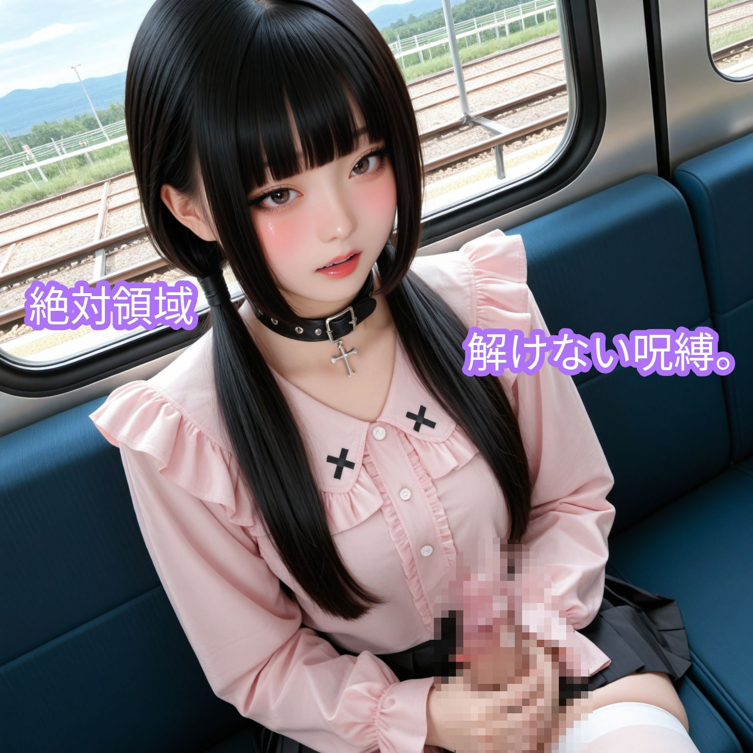 【白ニーハイ】地雷系女子の叡智な1日【実写系】 サンプル画像3