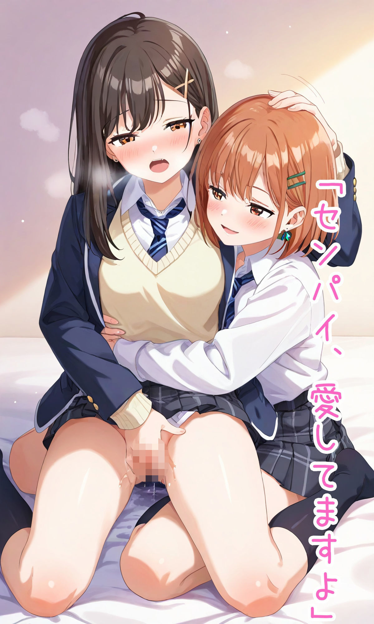 【百合】【オナサポ】誰かがそばにいるだけで サンプル画像2