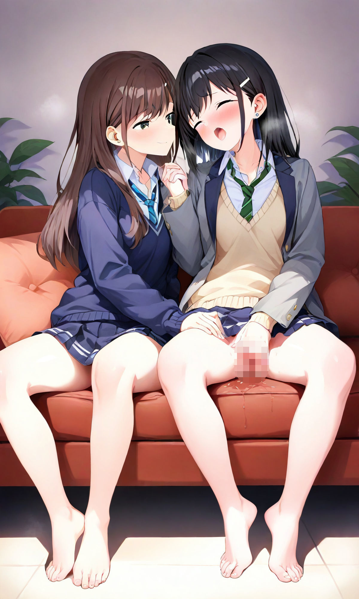 【百合】【オナサポ】誰かがそばにいるだけで サンプル画像4