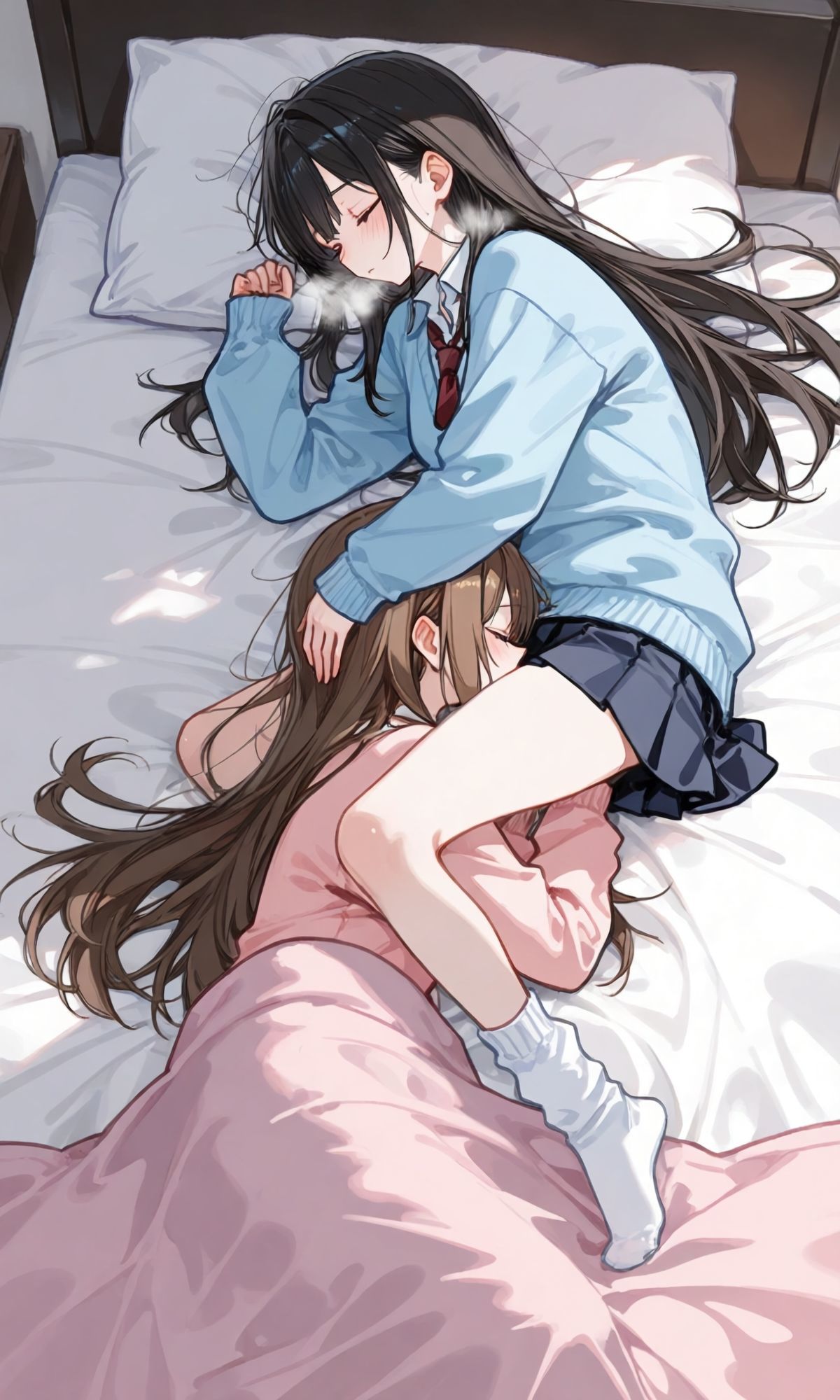 【百合】【即クンニ】見えない秘部に惹かれて サンプル画像2