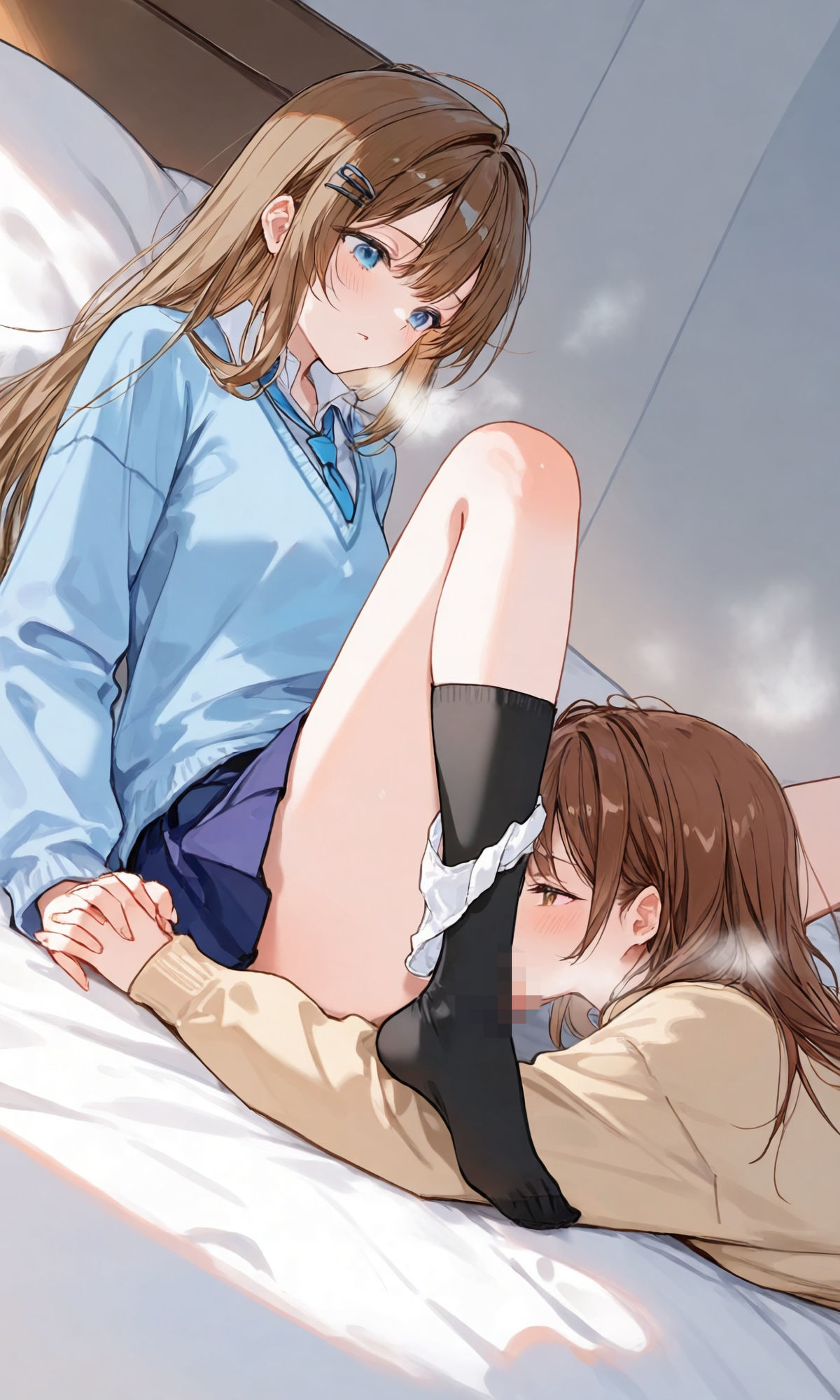 【百合】【即クンニ】見えない秘部に惹かれて サンプル画像8