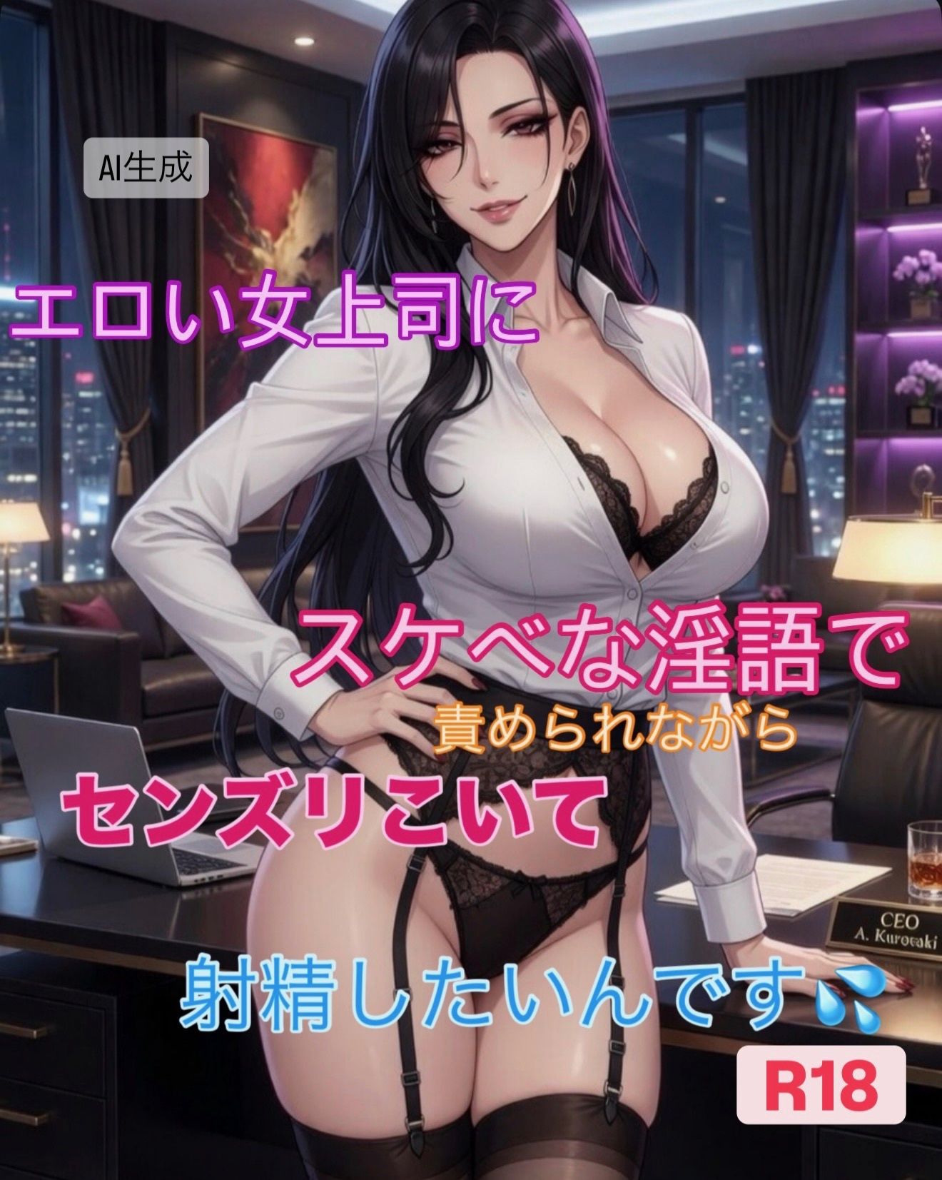 【短編動画集】エロい女上司にスケベな淫語で責められながら精液発射したいんです サンプル画像1