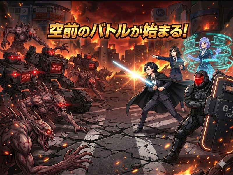 【第4次世界大戦】最強OL大統領の無限殺戮 サンプル画像1