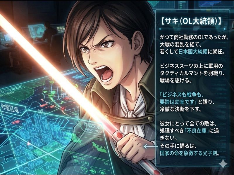 【第4次世界大戦】最強OL大統領の無限殺戮 サンプル画像2
