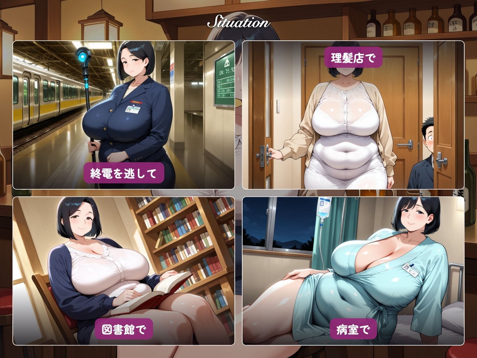 【総集編319分】絶対に断れない人妻 第三巻 〜私から誘った9つの夜〜（CG63枚付） サンプル画像4