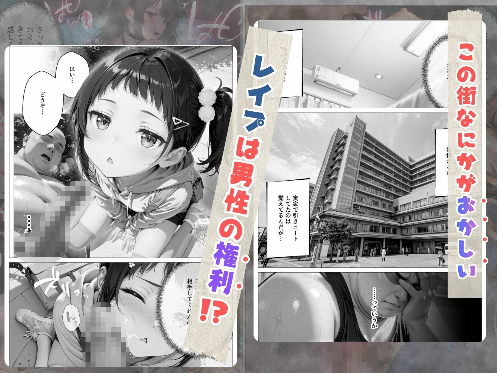 【総集編】精子至上主義 〜いかなる非同意性行為も正当化される街〜 サンプル画像2