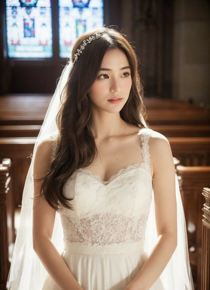 【美女名録】vol6.17  白い約束──その夜に永遠を誓う  100枚【AIグラビア写真集】 サンプル画像8