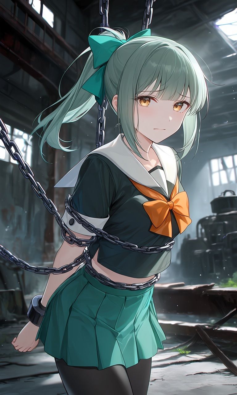【艦〇れ】〇娘が触手におそわれる！戦艦、駆逐艦、アダルト、AI生成画像:500枚  衣笠  那珂  夕張  島風  雪風 サンプル画像7