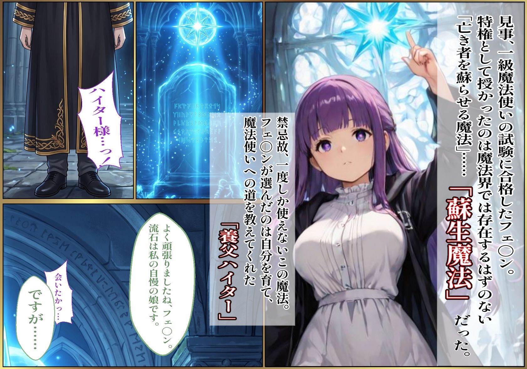 【蘇生魔法の代償】-蘇った養父による歪んだ性の再教育- サンプル画像2