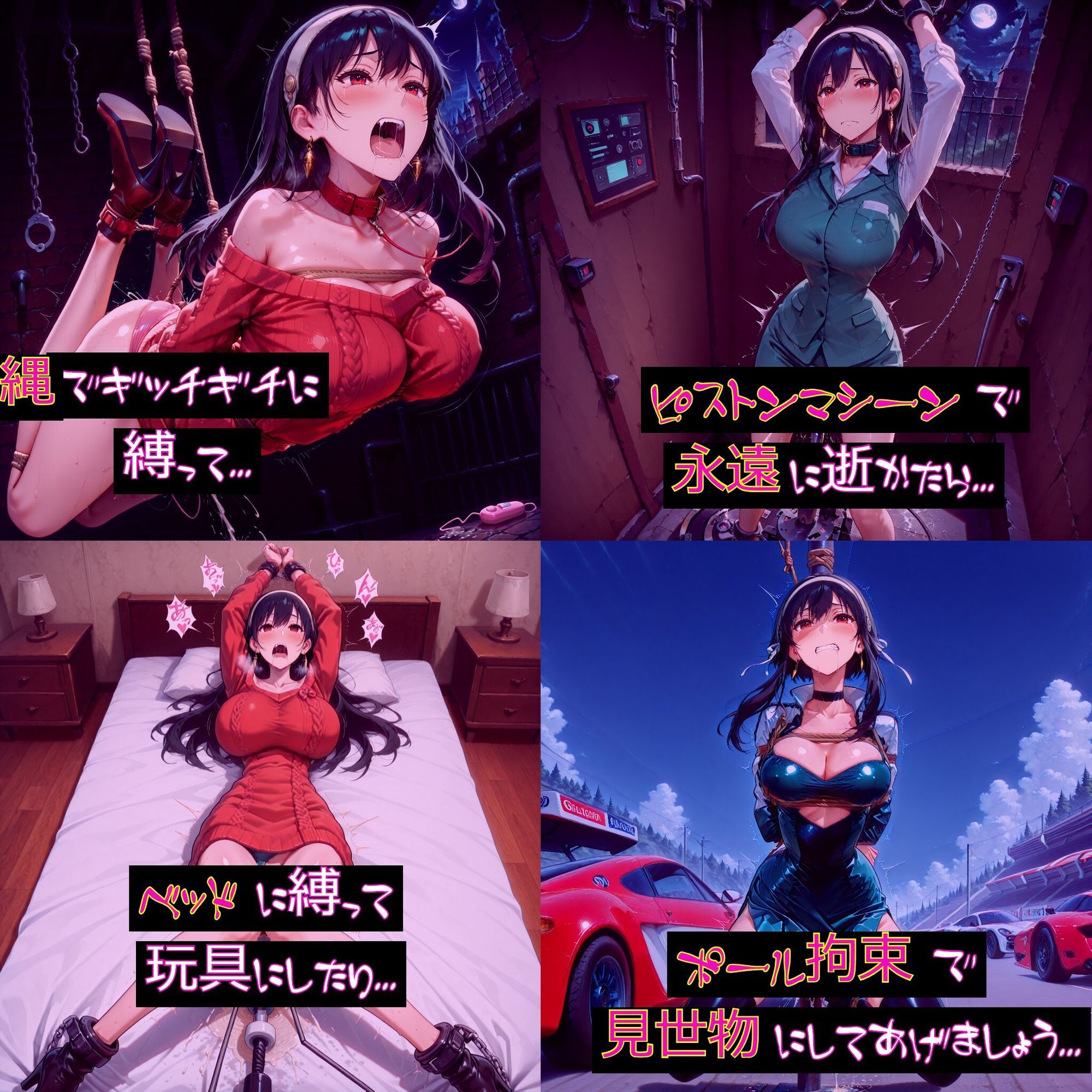 【衣装多種】ヨ〇さん、限界突破の連続絶頂。絶頂の嵐にのたうち回りだらしなくアヘ顔を晒す究極の陥落_玩具オナニー編 サンプル画像5