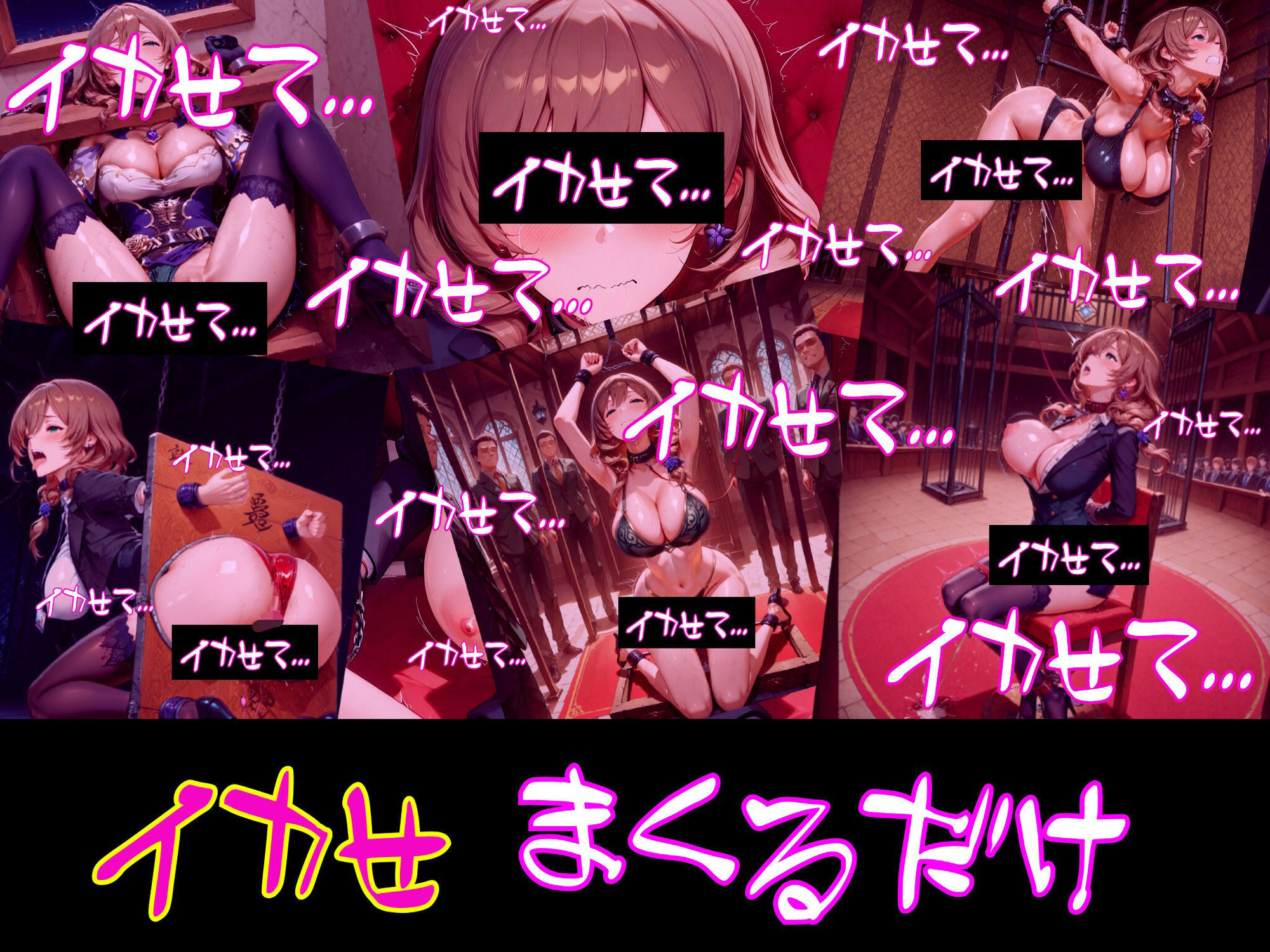 【衣装多種】リ〇さん、知性崩壊の強●絶頂。天才魔女の理性が決壊し、だらしないアヘ顔を晒す究極の陥落_玩具オナニー編 サンプル画像4