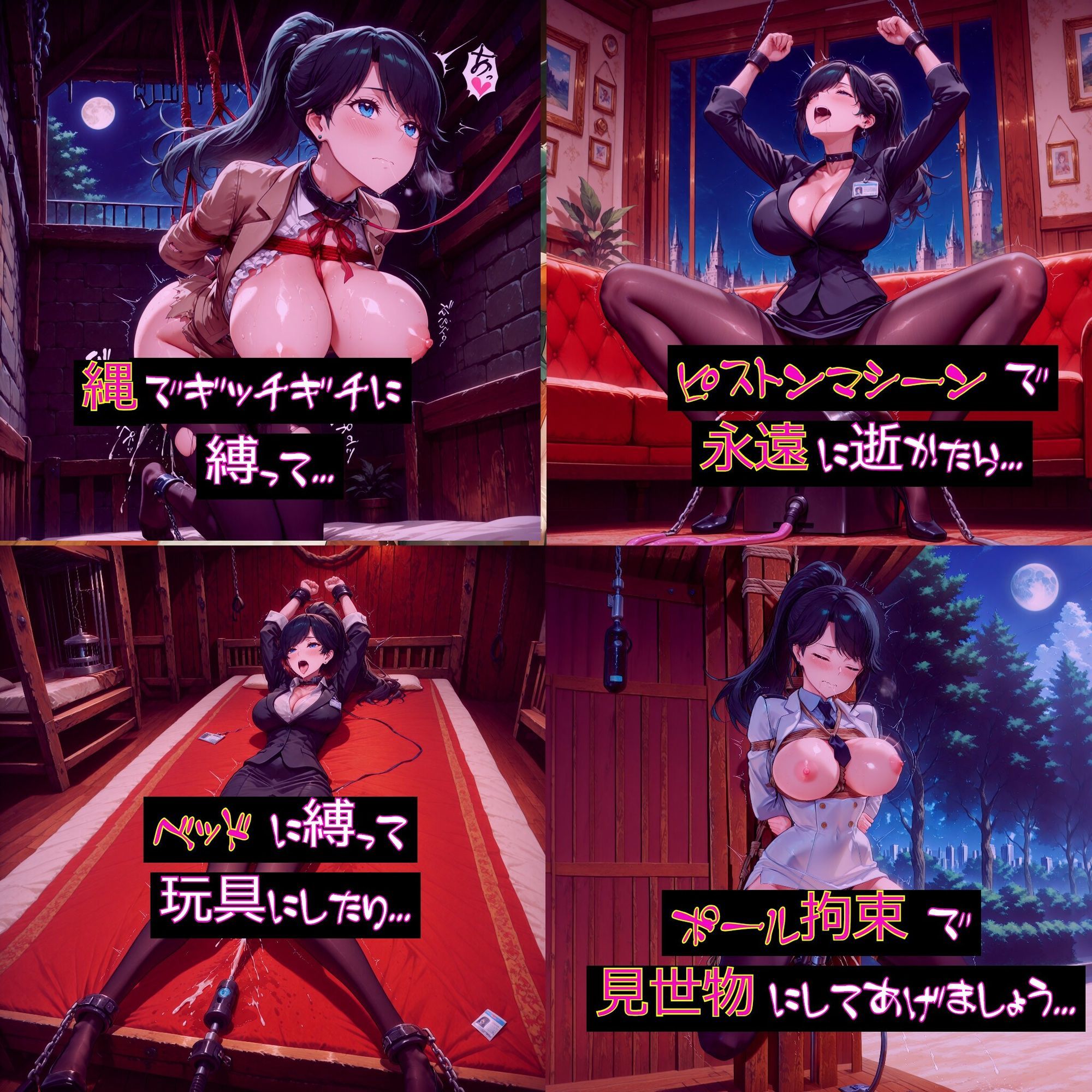 【衣装多種】藤〇響子の知的なお顔が快感の限界を超えて無様に歪み狂う。もうエリートの面影なんてどこにもない_玩具オナニー編 サンプル画像5