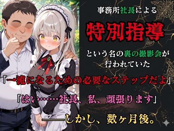 【裏流出ファイル】コスプレ事務所社長による所属モデルへの特別指導（銀髪メイド編） サンプル画像2
