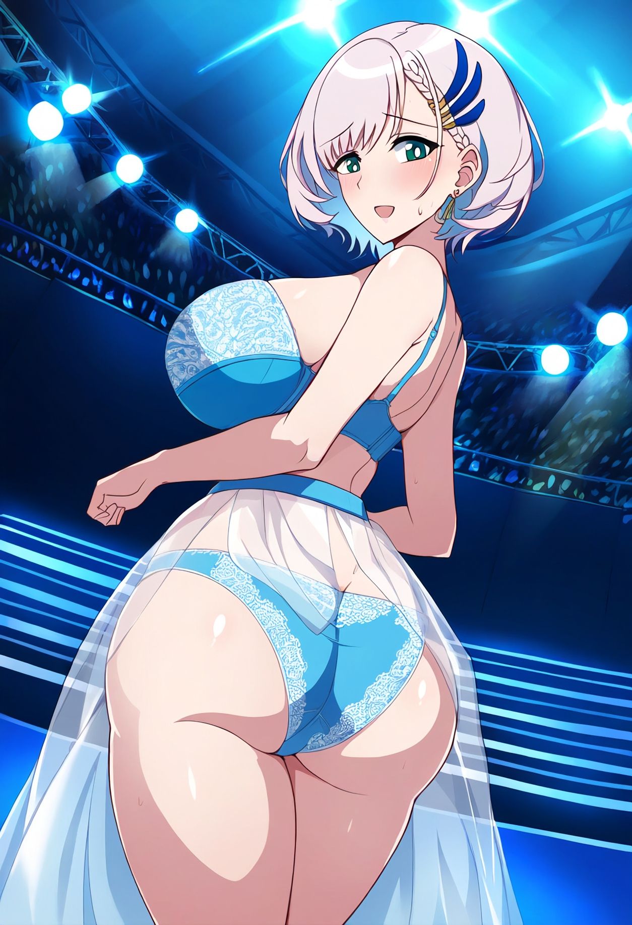 【買い切り版】バーチャル衣装故障で羞恥レイネ（English translation included） サンプル画像7