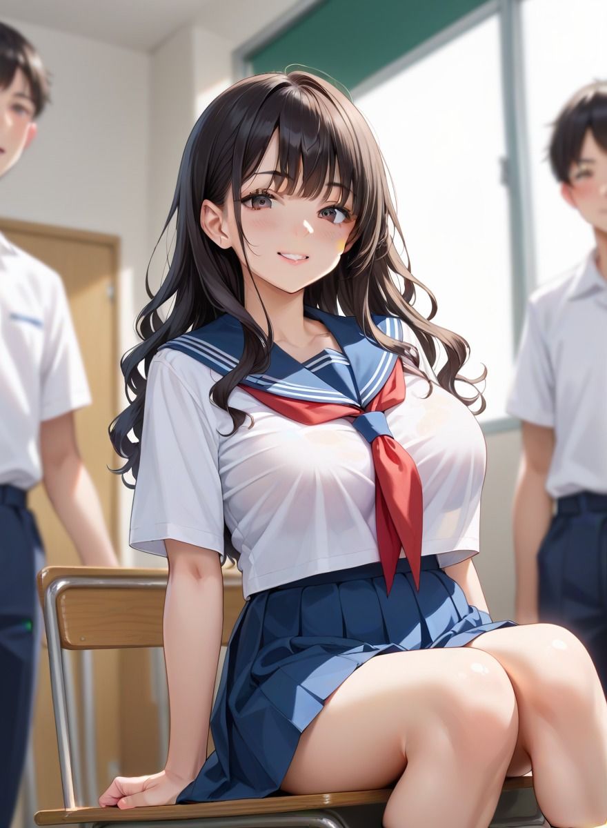 【超お得】巨乳女子〜女子校生は中出し中毒〜 サンプル画像1