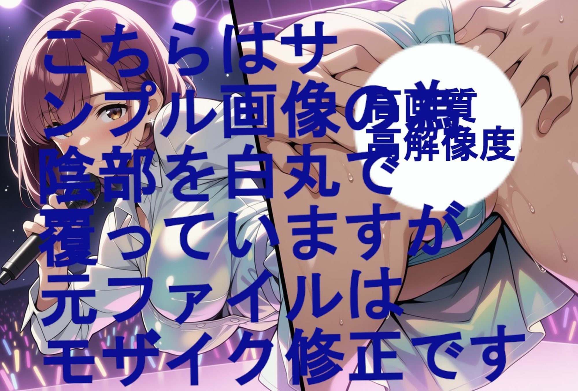 【超美麗動画の歌付き。歌音声付き。】アイドルの歌姫とライブステージでパンツとエッチ（高画質版） サンプル画像5