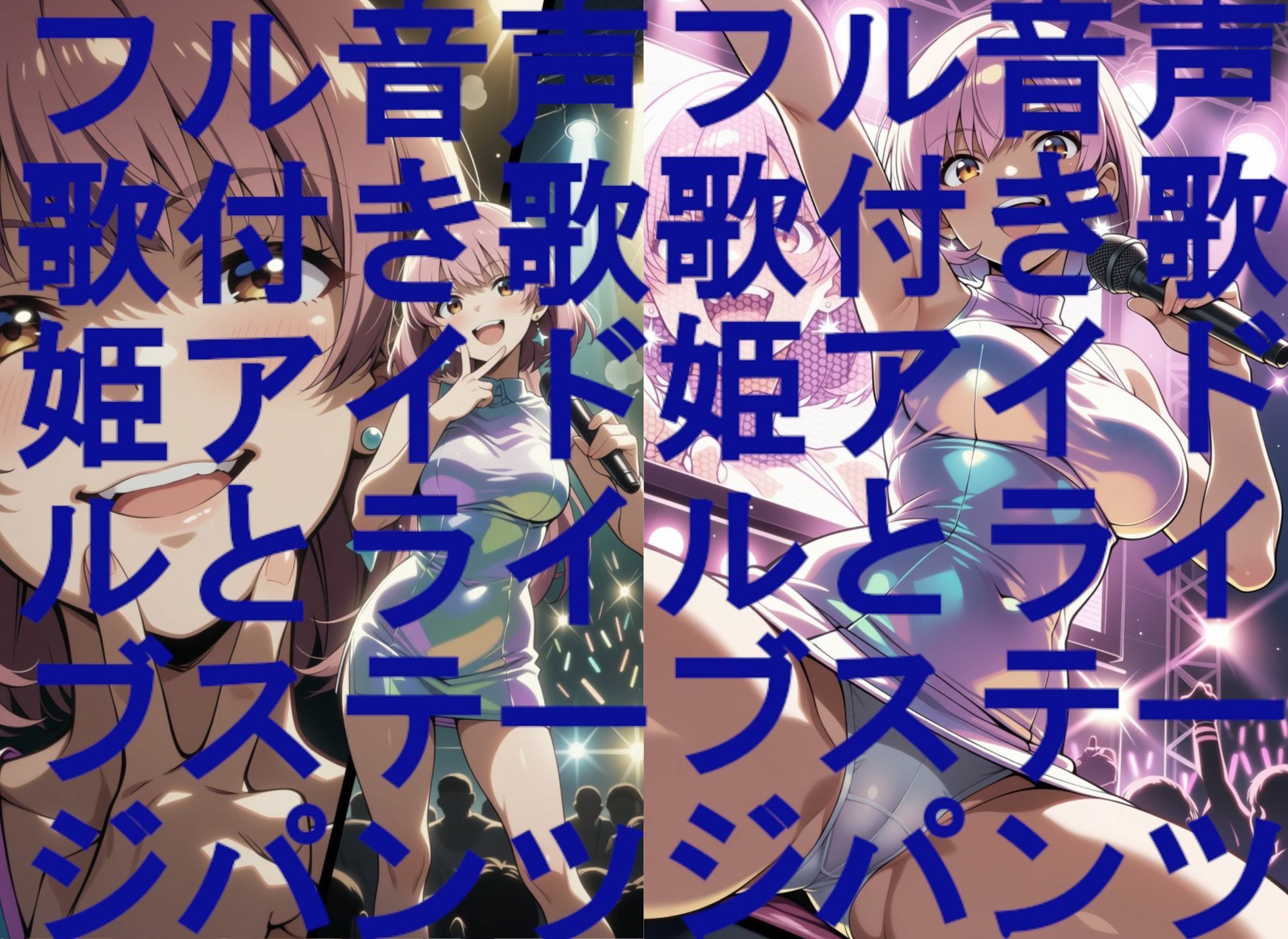 【超美麗動画の歌付き。歌音声付き。】アイドルの歌姫とライブステージでパンツとエッチ（高画質版） サンプル画像8