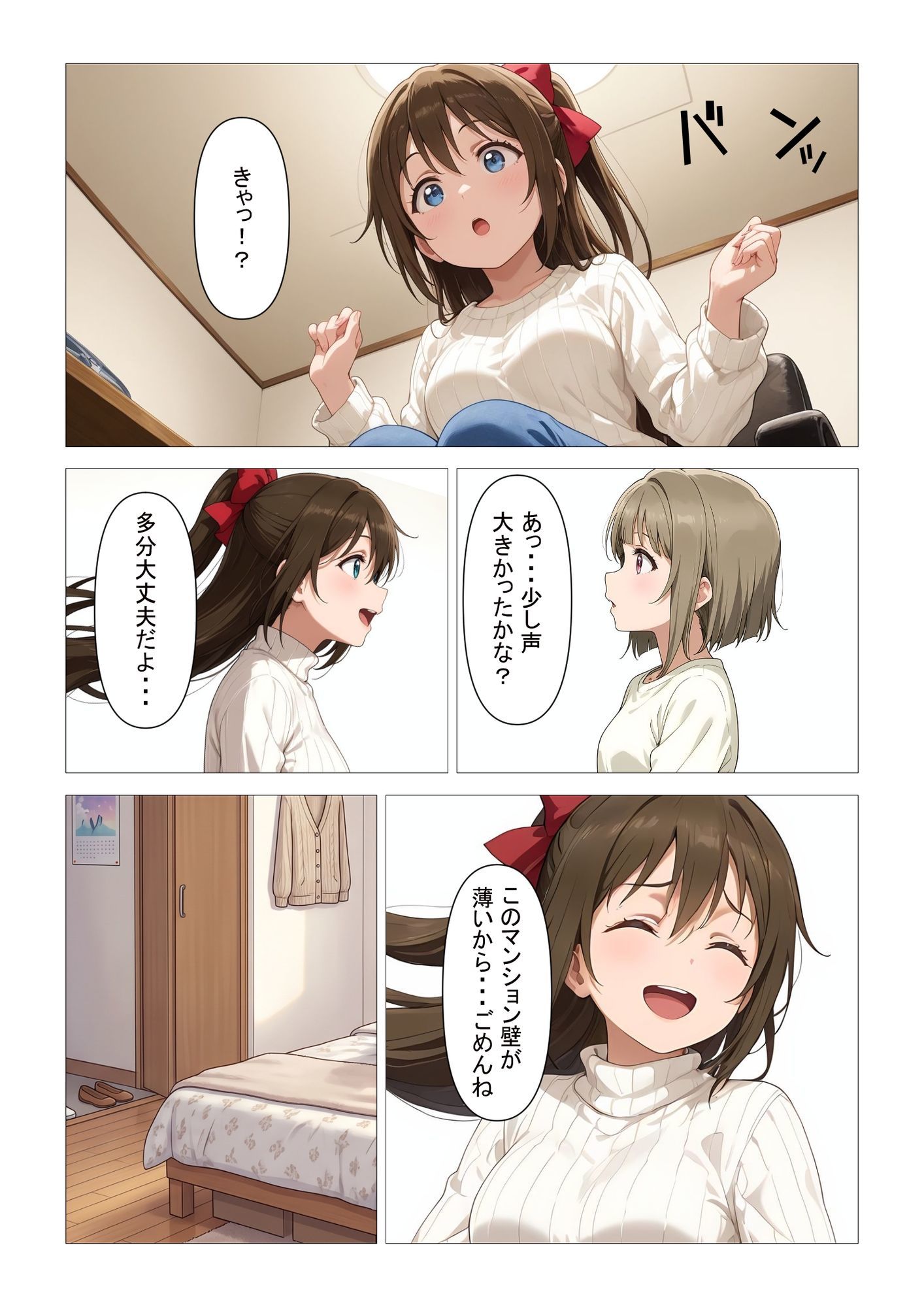 【逆NTR】彼女とはデキない僕を、隣の巨乳お姉さん、彼方さんが‘誘い受け’で全部シてくれる話 サンプル画像8