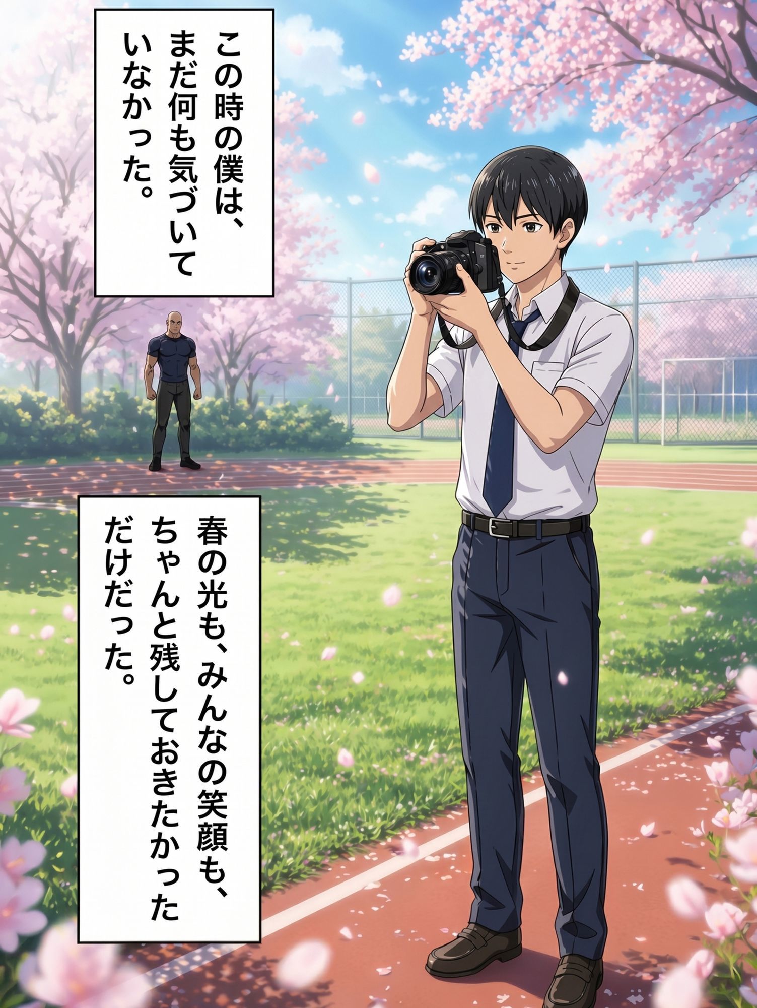 【陸上実妹3姉妹NTRシリーズ】 ハゲ山コーチの毒牙 Vol.3凛編 サンプル画像1