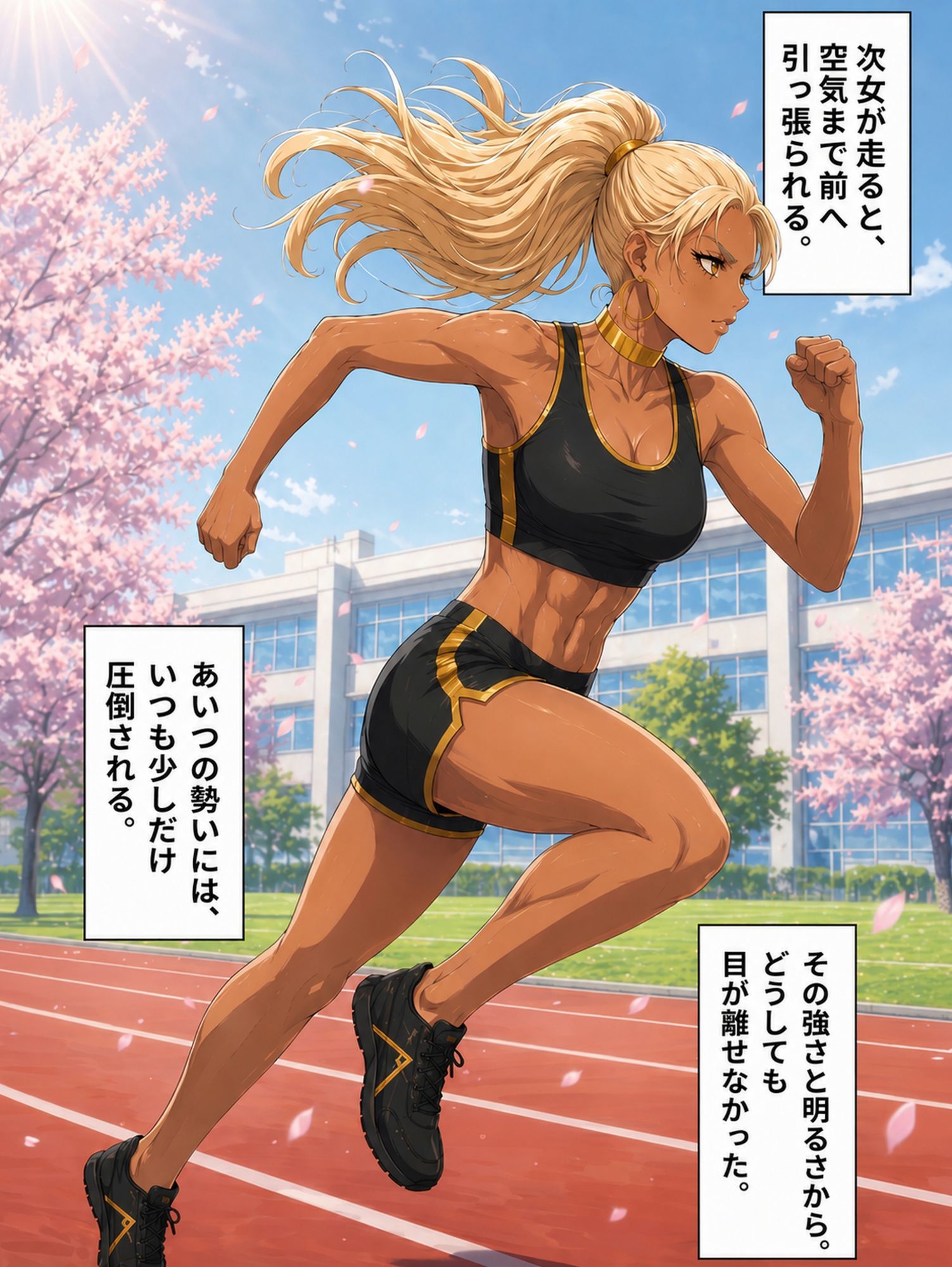 【陸上実妹3姉妹NTRシリーズ】 ハゲ山コーチの毒牙 Vol.2彩花編 サンプル画像2