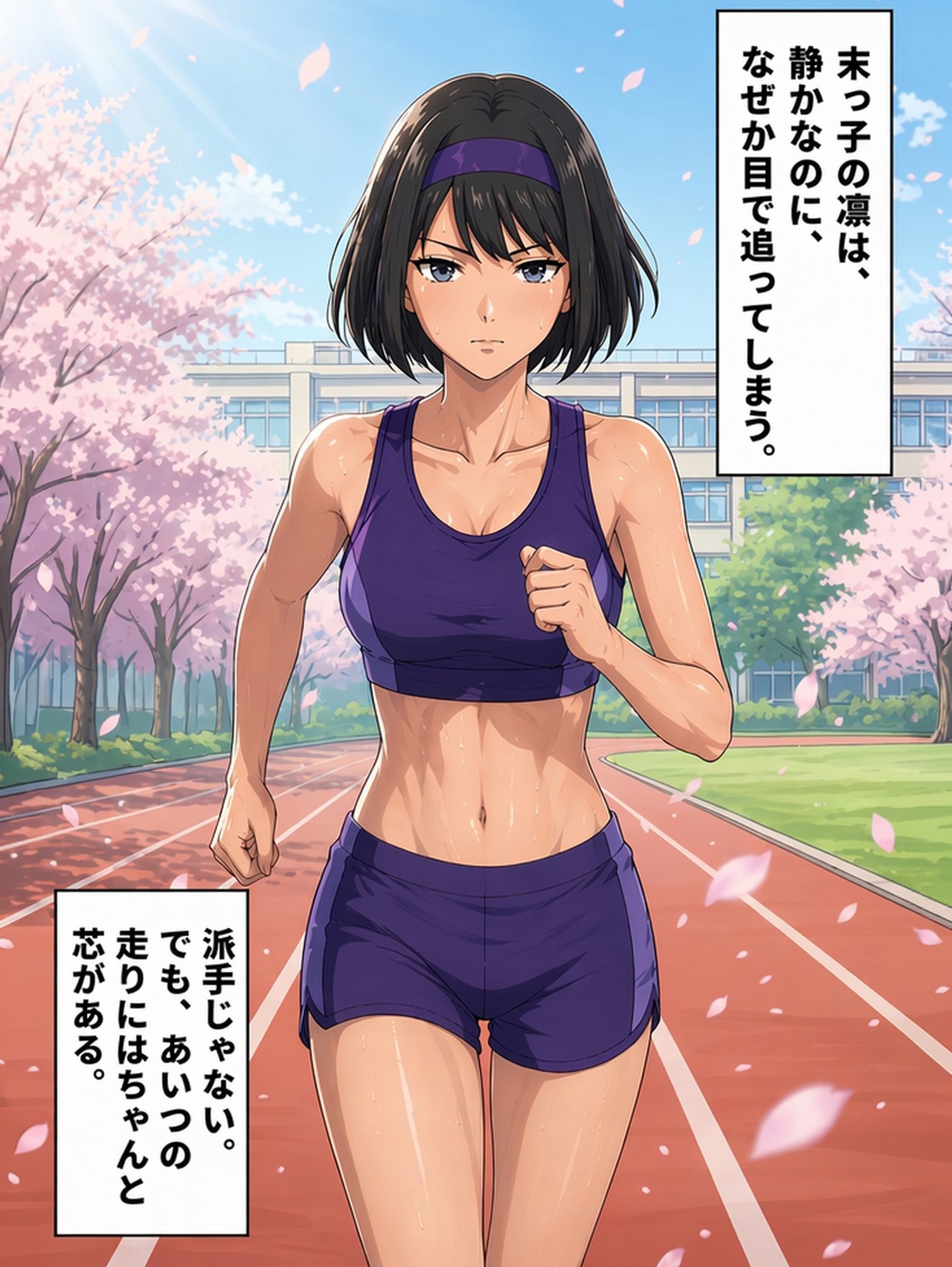 【陸上実妹3姉妹NTRシリーズ】 ハゲ山コーチの毒牙 Vol.3凛編 サンプル画像2