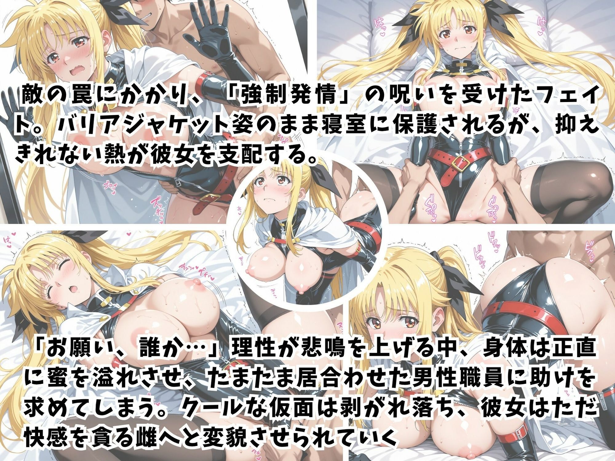 【魔法少女リリ★ルなのは/フェイト・テス★ロッサ】〜快感強●インストールされた魔法少女〜 サンプル画像1