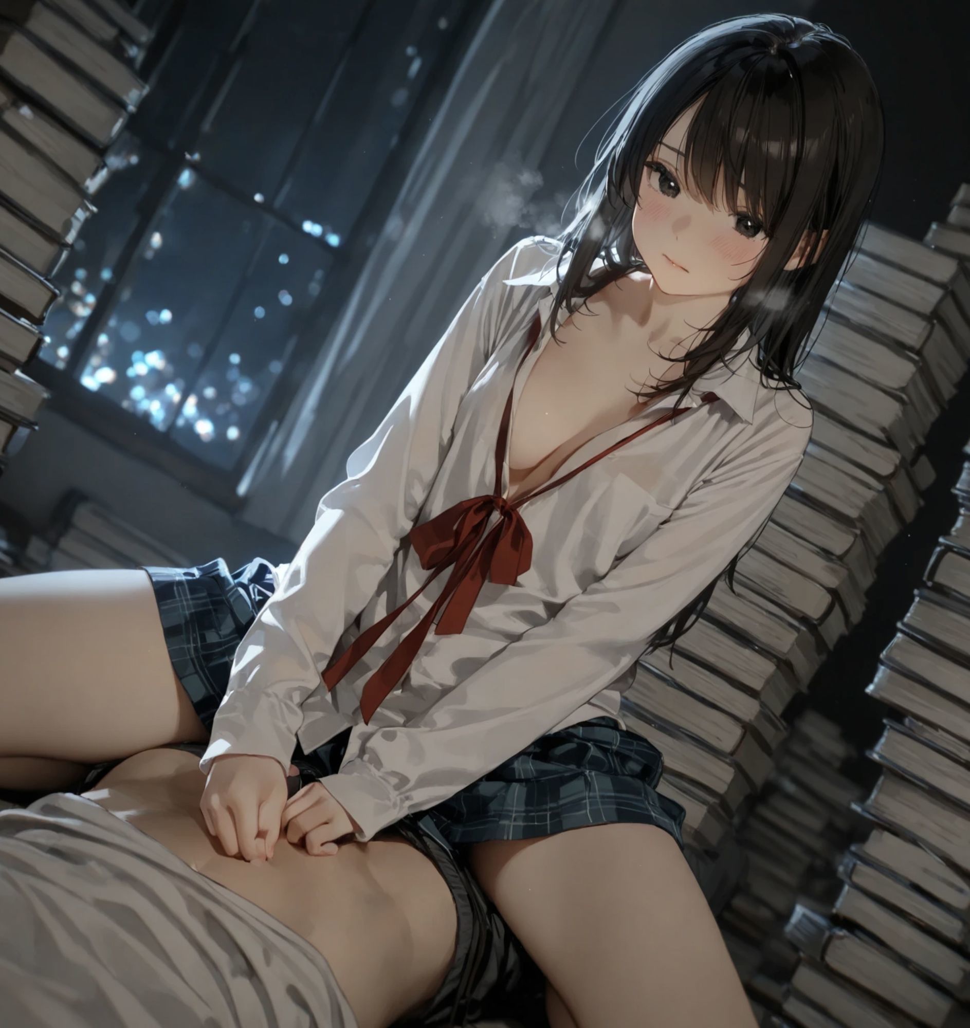 〜if:閉架書庫、彼女と綴るもう一つの初恋:ほどけないリボン〜春、想いをほどく彼女たち サンプル画像3