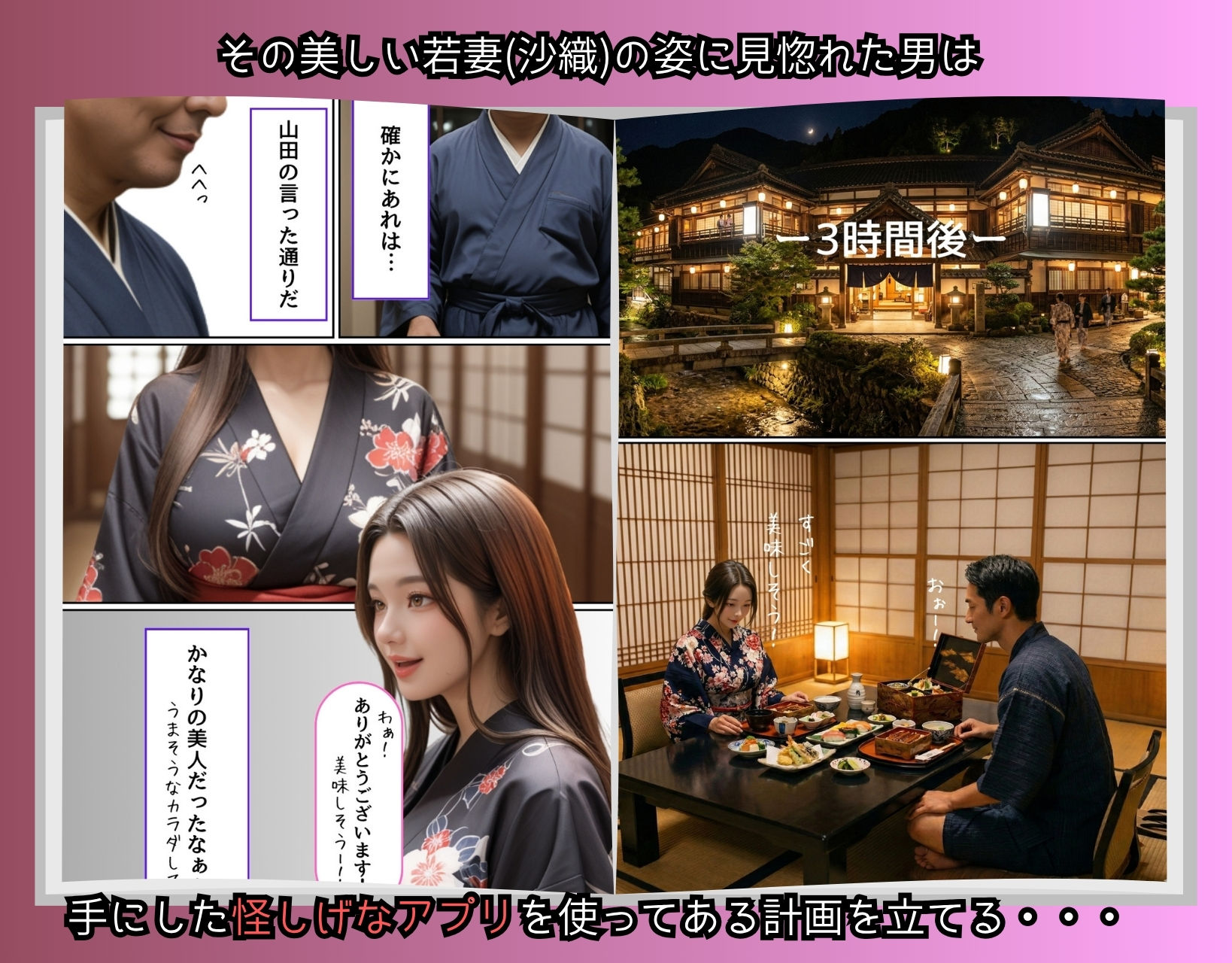 〜夢遊病アプリ〜むちむち人妻は俺らの生オナホ サンプル画像2