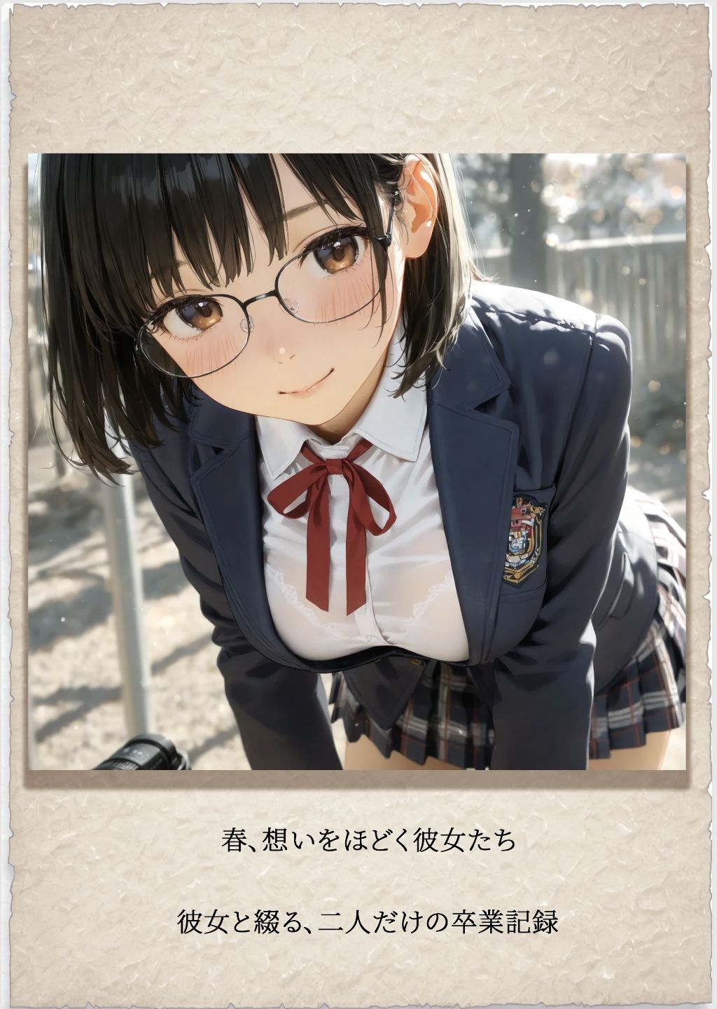 〜春、想いをほどく彼女たち〜彼女と綴る、二人だけの卒業記録 サンプル画像1