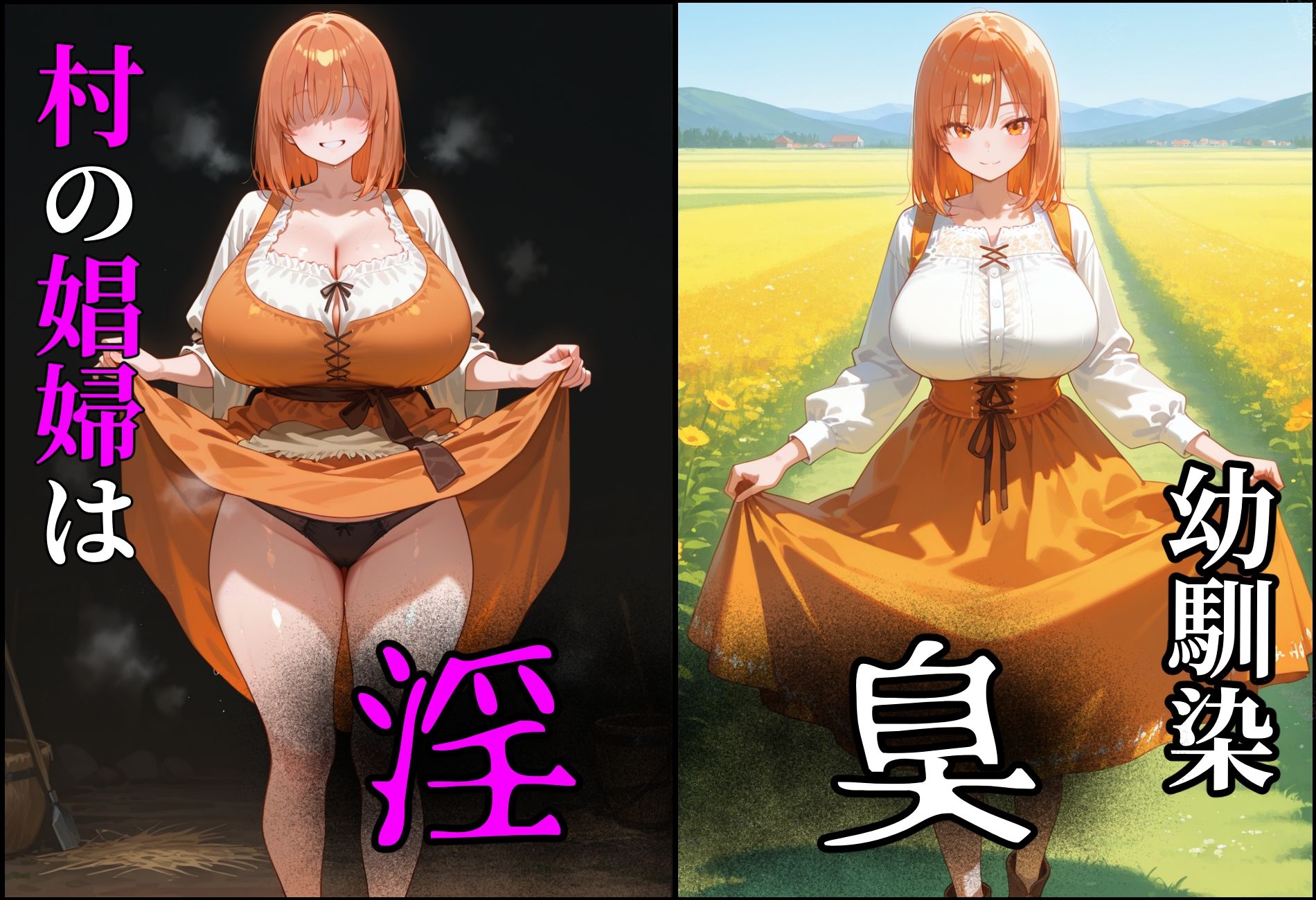 〜村の淫臭〜 村の娼婦は幼馴染 サンプル画像9