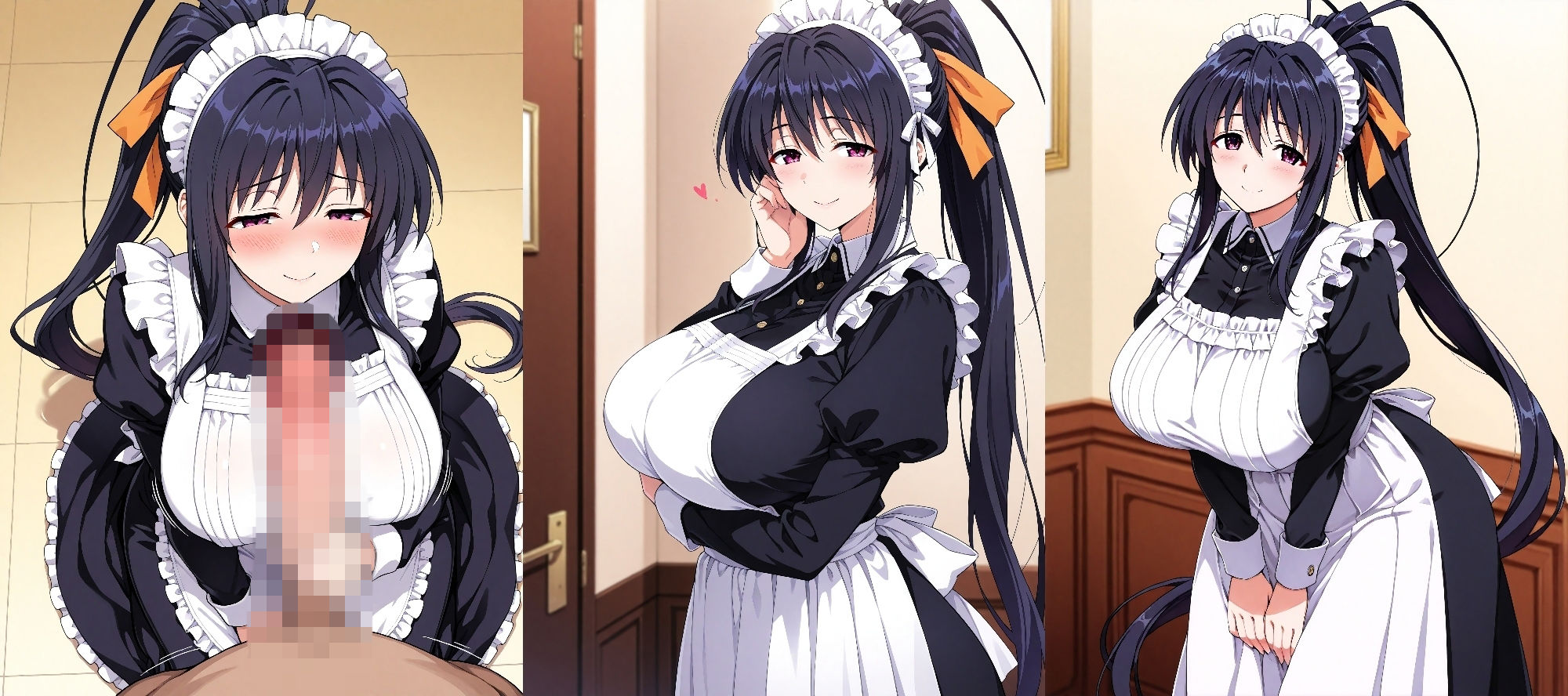 あけのとエッチ  メイド編 サンプル画像1