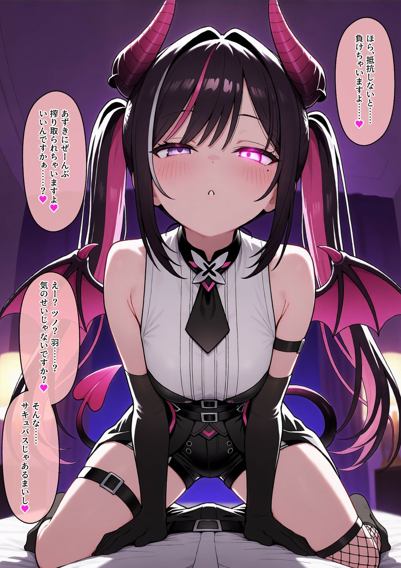 あずきサキュバスにぜ〜んぶ搾り取られちゃえっ サンプル画像2