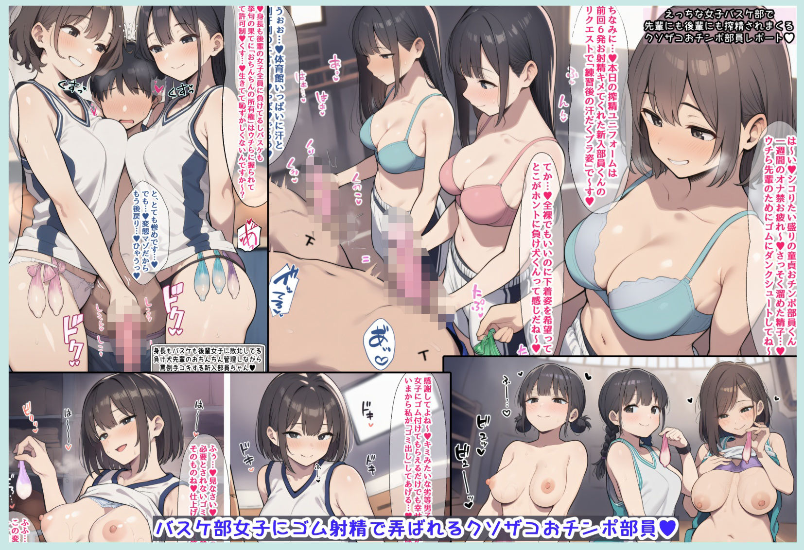 あまえむW（わーるど）その1【ドM男性大好き女子がいっぱいな世界のセリフ付きCG集】 サンプル画像6