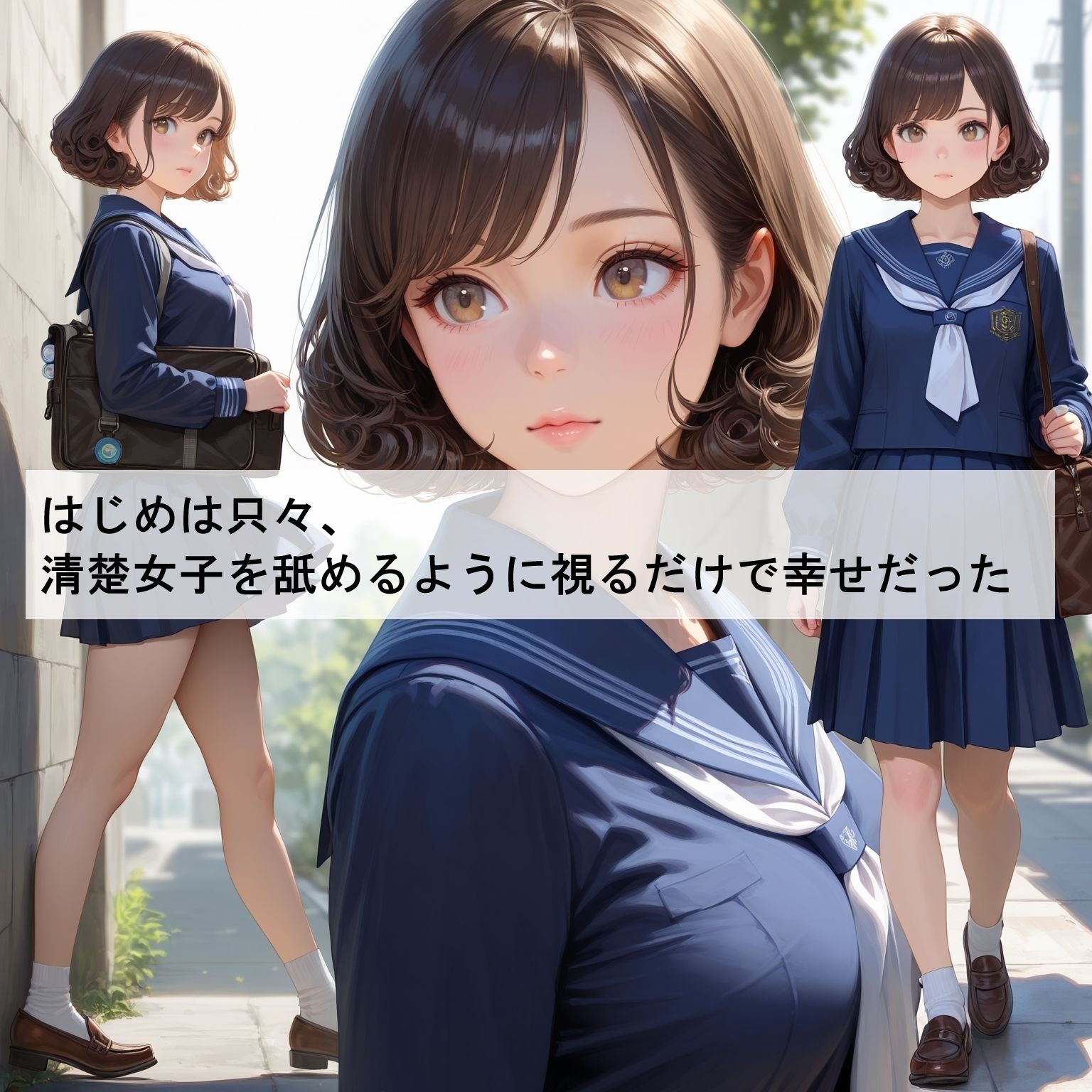 ある日、僕は神の眼を手に入れました。-女子校生のラッキーパンチラを追い求めた男の奇蹟- サンプル画像1