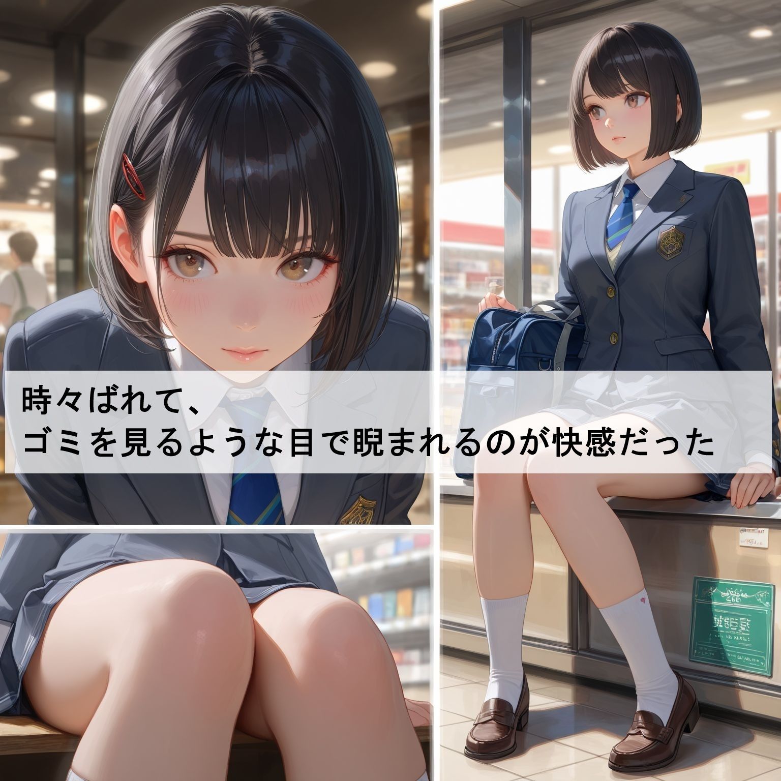 ある日、僕は神の眼を手に入れました。-女子校生のラッキーパンチラを追い求めた男の奇蹟- サンプル画像2