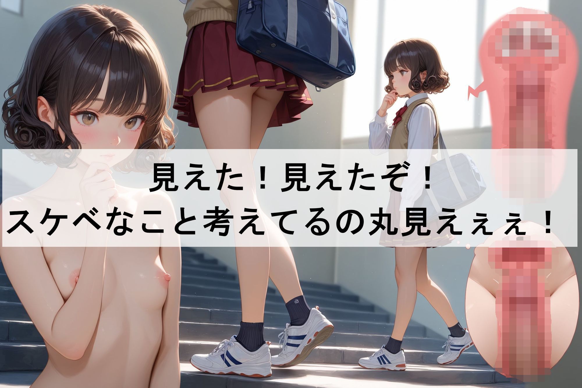 ある日、僕は神の眼を手に入れました。-女子校生のラッキーパンチラを追い求めた男の奇蹟- サンプル画像8
