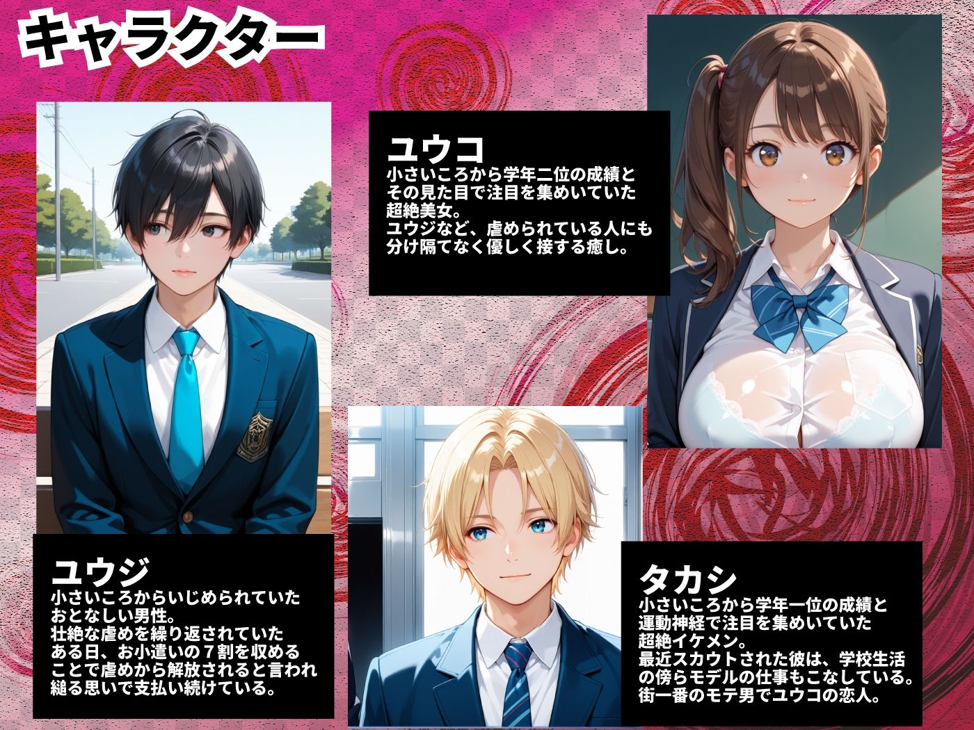 いじめっ子首謀者女子校生を焦らしてNTR開発＆わからせ中出し サンプル画像1