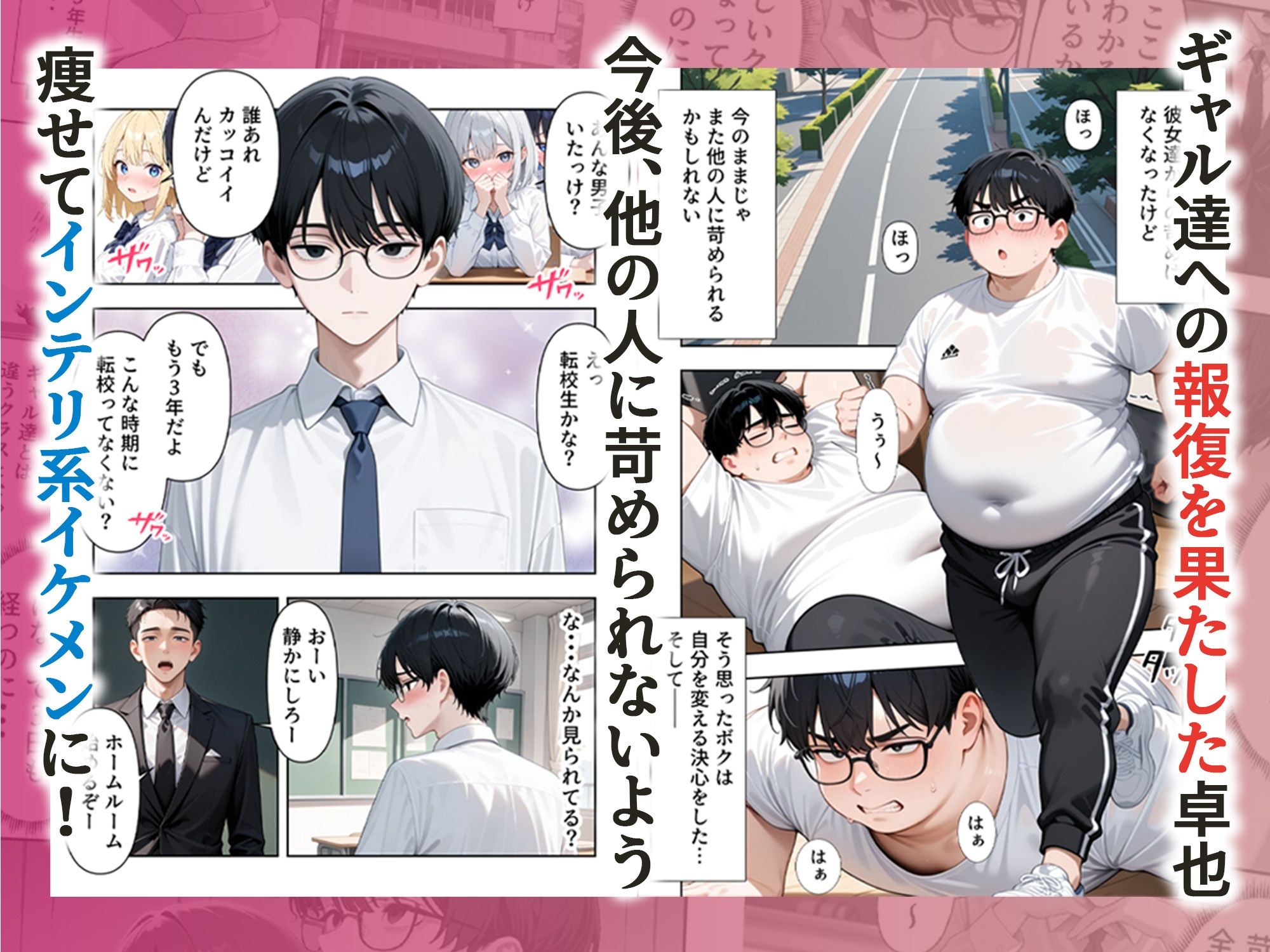いじめられていた陰キャのボクが1軍ギャル達に中出し報復する話 〜メス堕ちリバース サンプル画像2