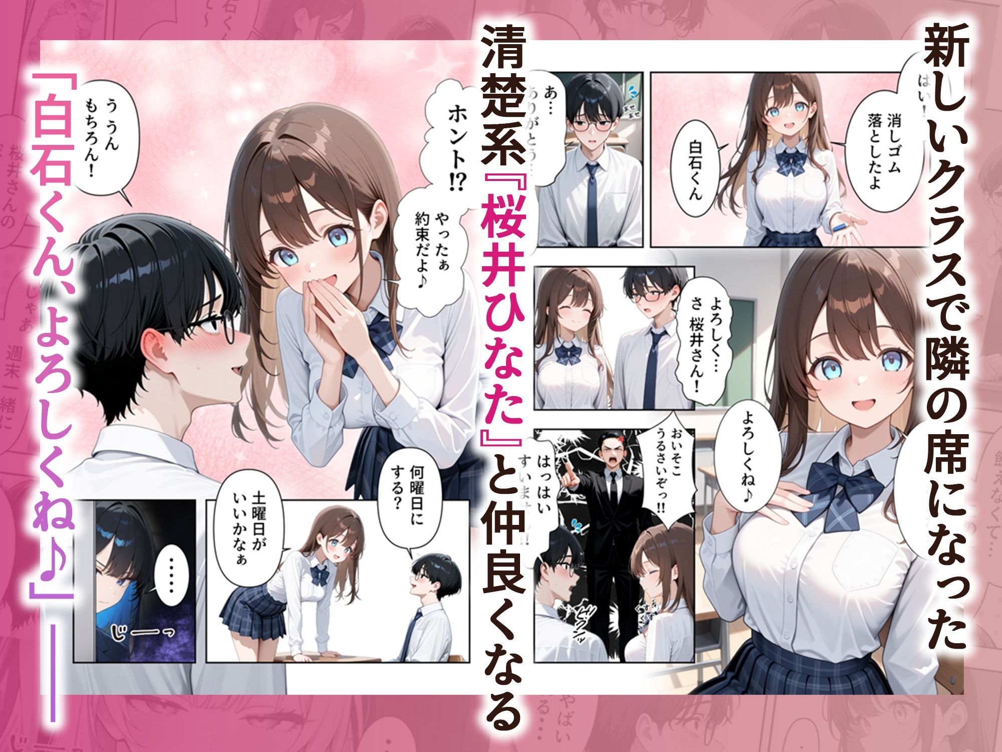 いじめられていた陰キャのボクが1軍ギャル達に中出し報復する話 〜メス堕ちリバース サンプル画像3