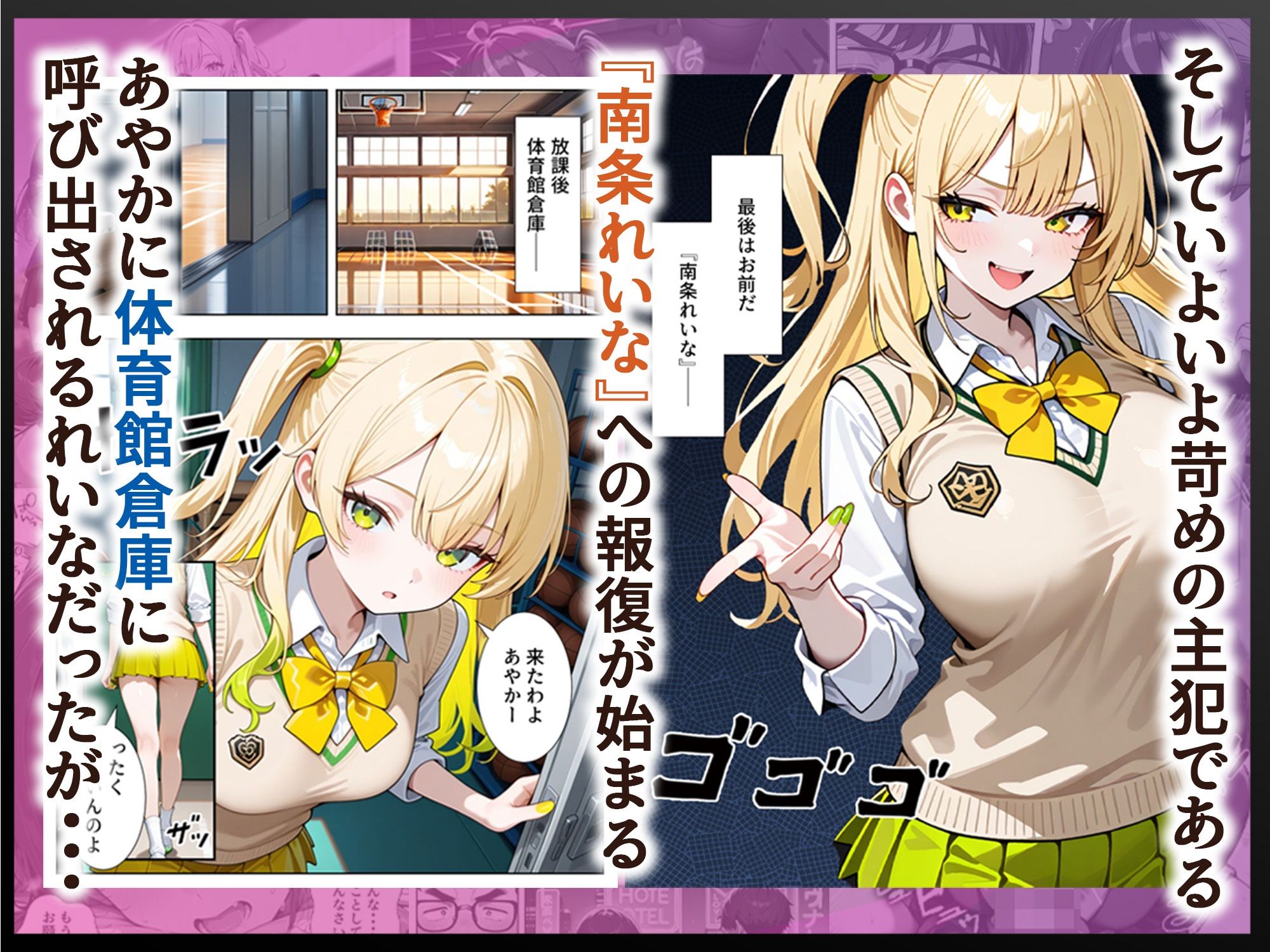 いじめられてた陰キャのボクがカーストトップギャルに中出し報復した話 〜南条れいな 裏切り 編〜 サンプル画像2