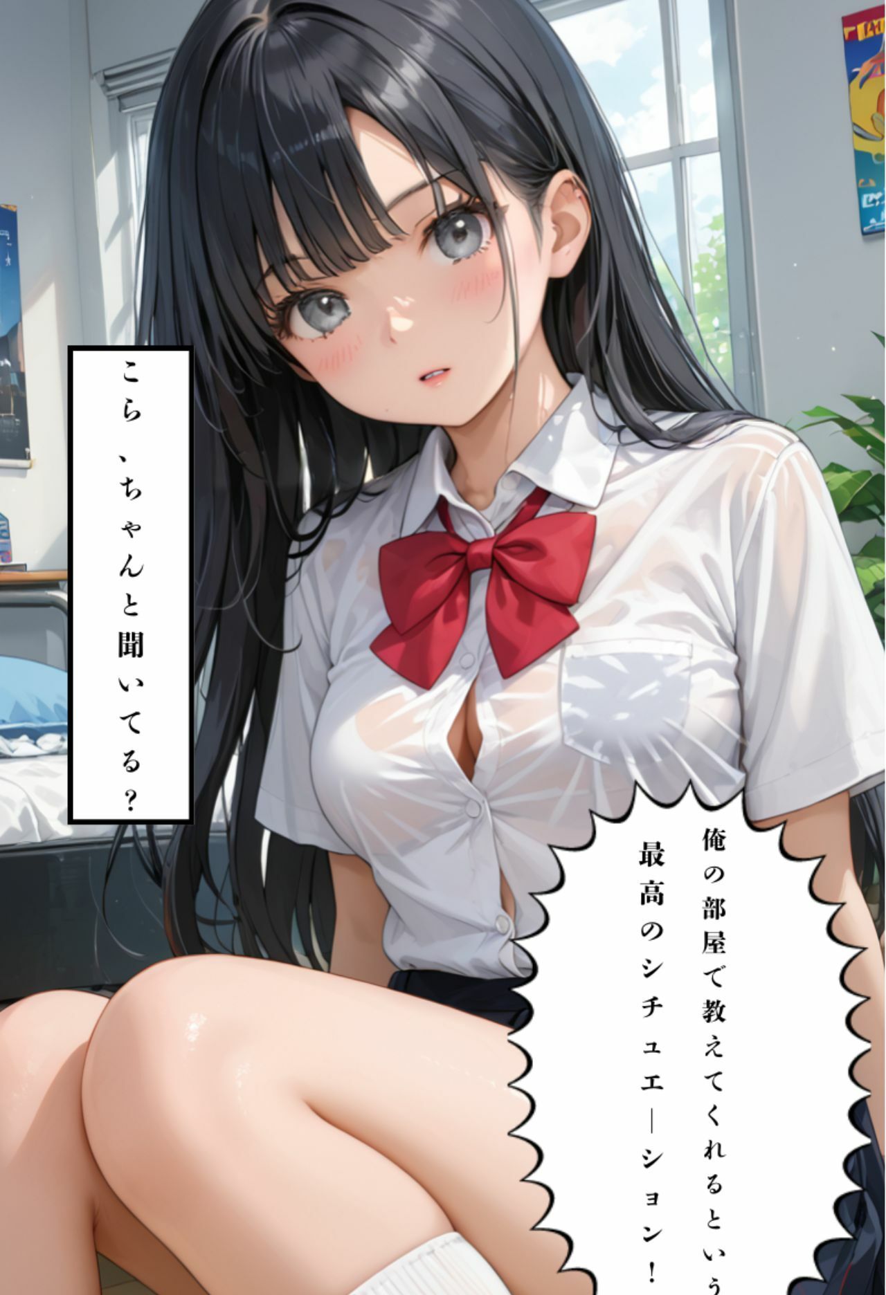 いつも気の強い同級生が家に来た、可愛すぎて我慢できず…… サンプル画像3